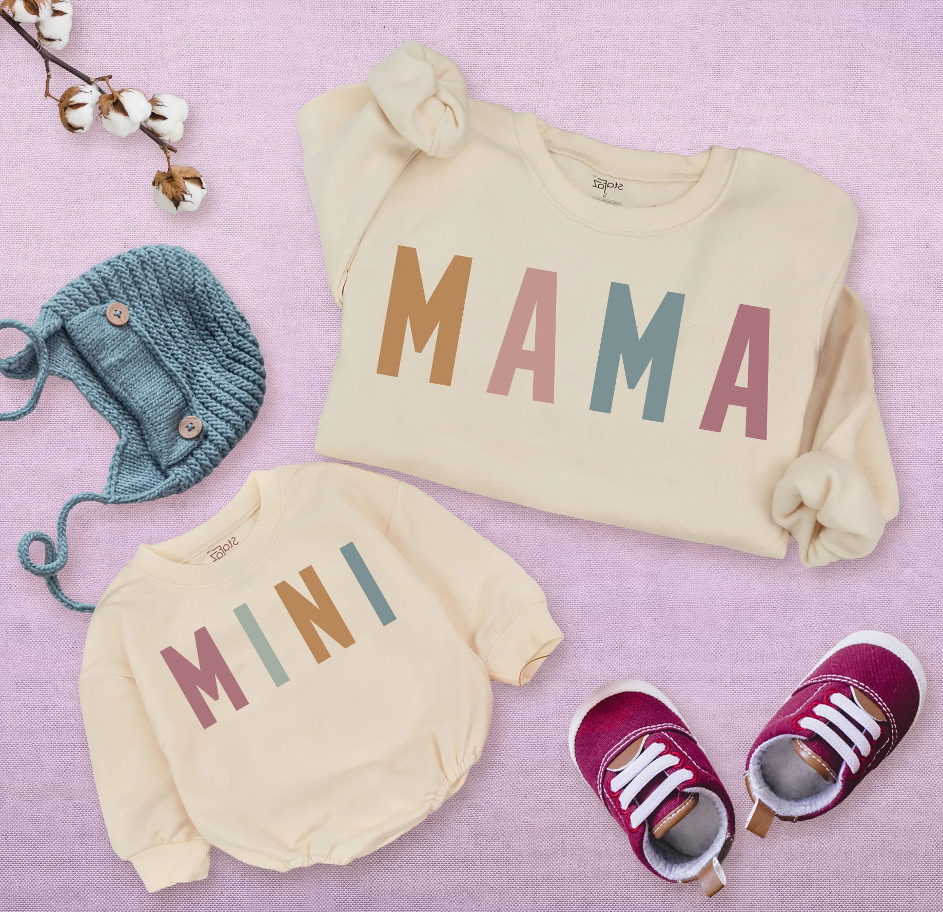 Mama and Mini Romper Matching: Family Set, Gift