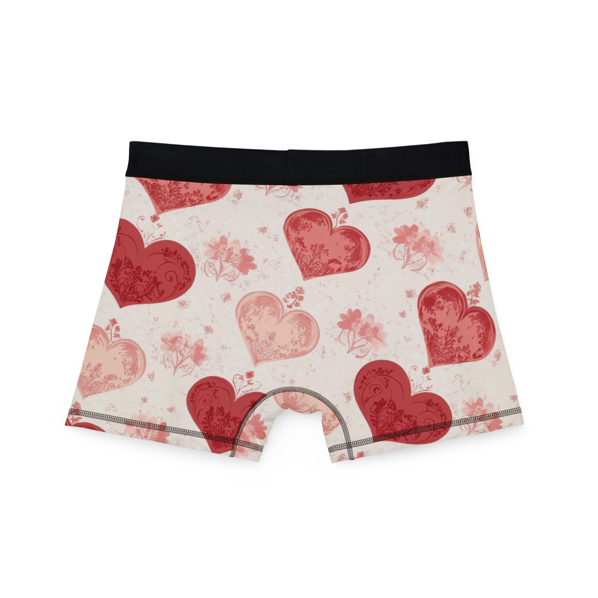 Men's boxers valentine red heart