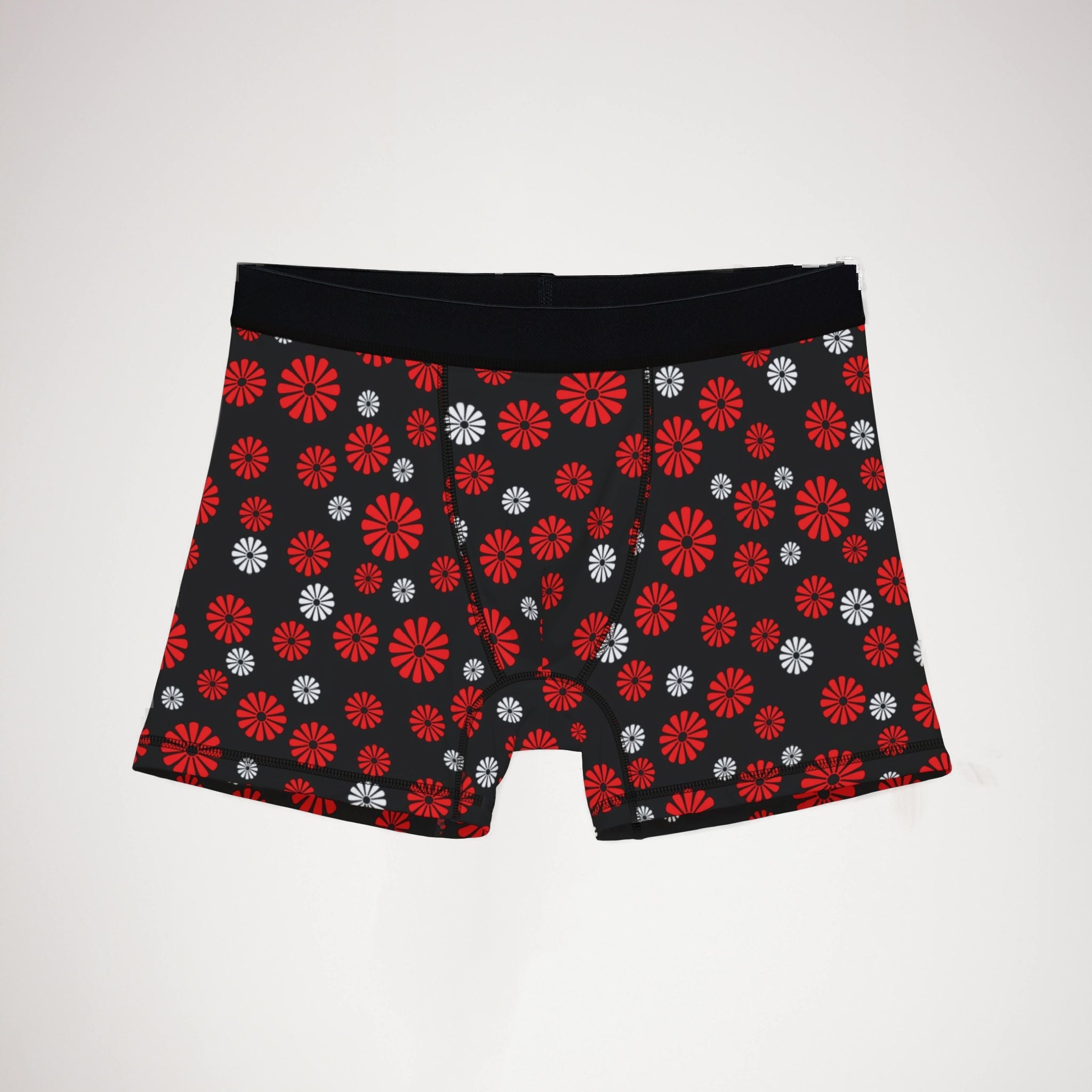 Men's boxers black and red