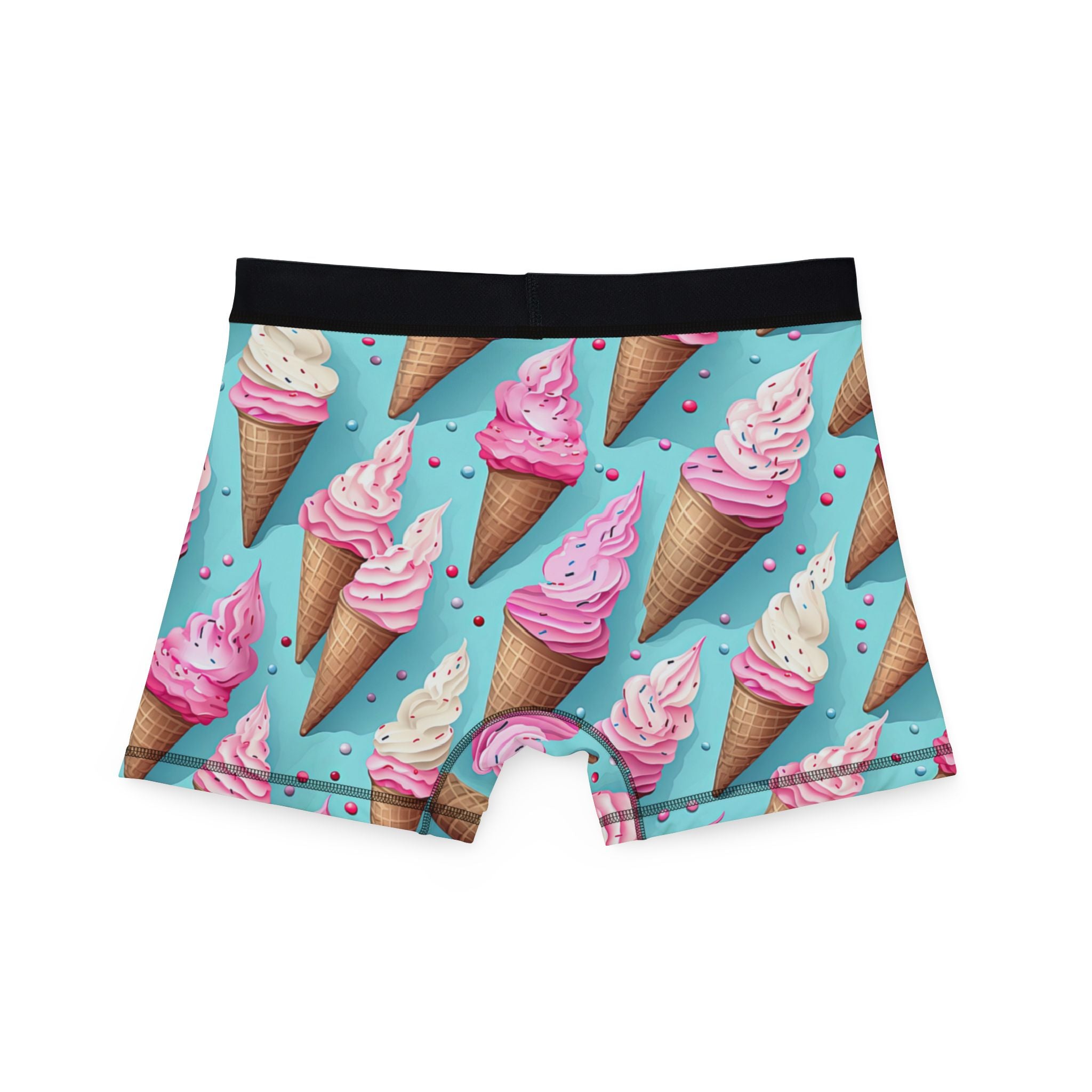 Men's boxers sprinkled ice cream