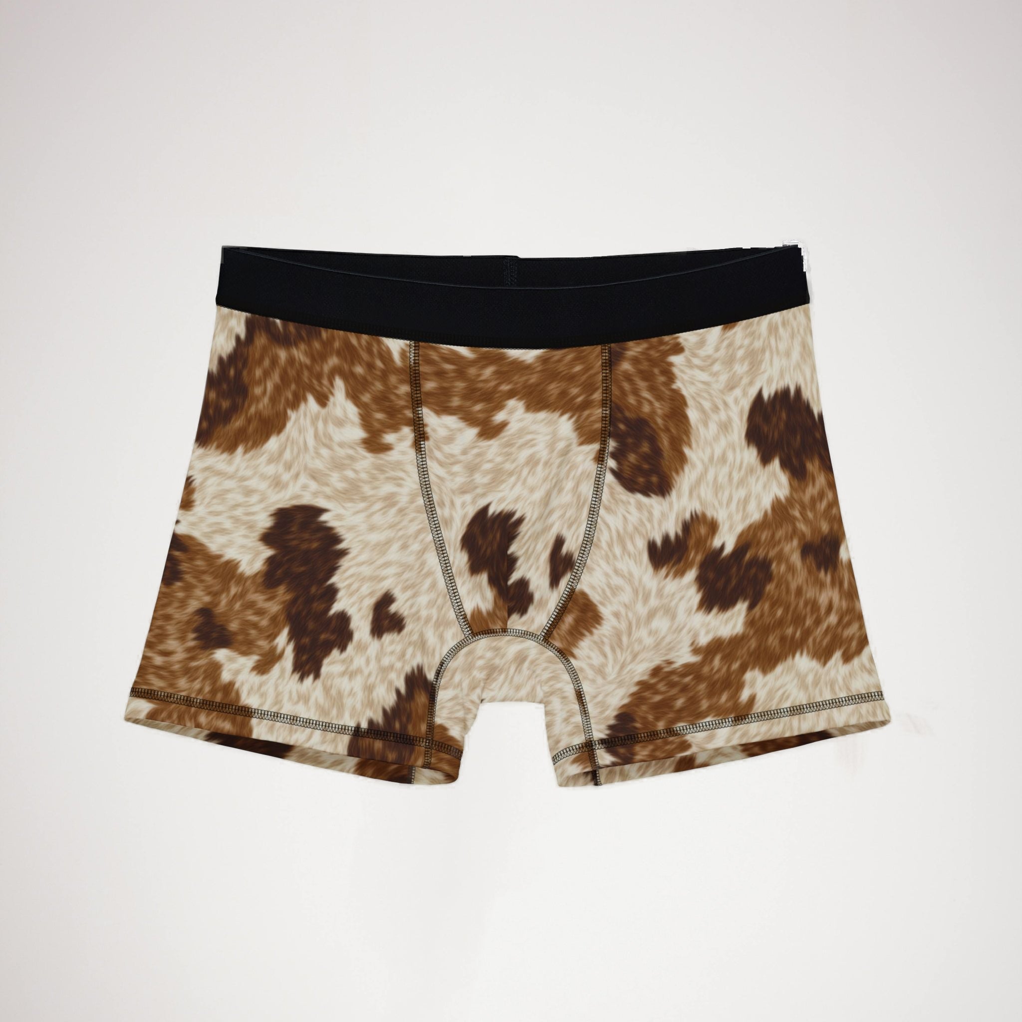Men's boxers colorful cow print