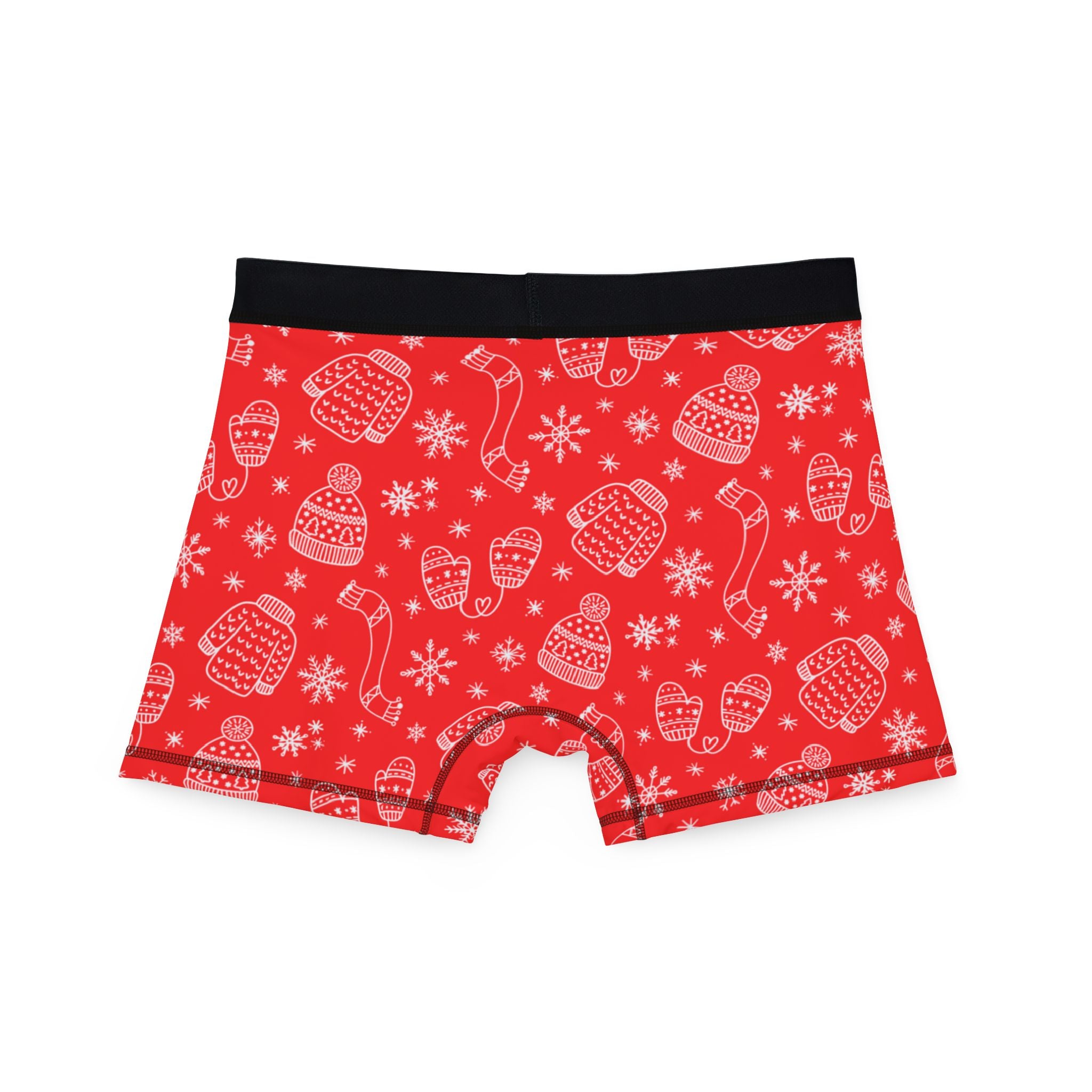 Men's boxers red white christmas
