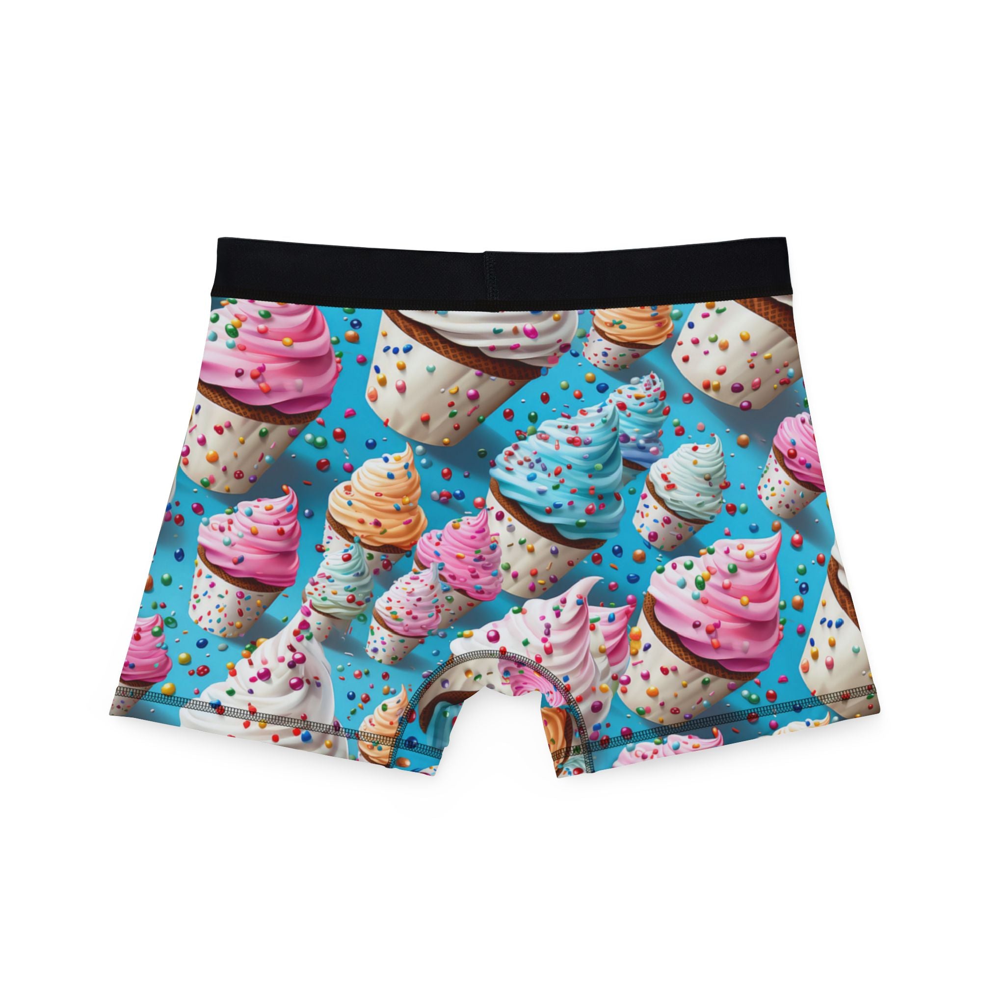 Men's boxers sprinkled ice cream