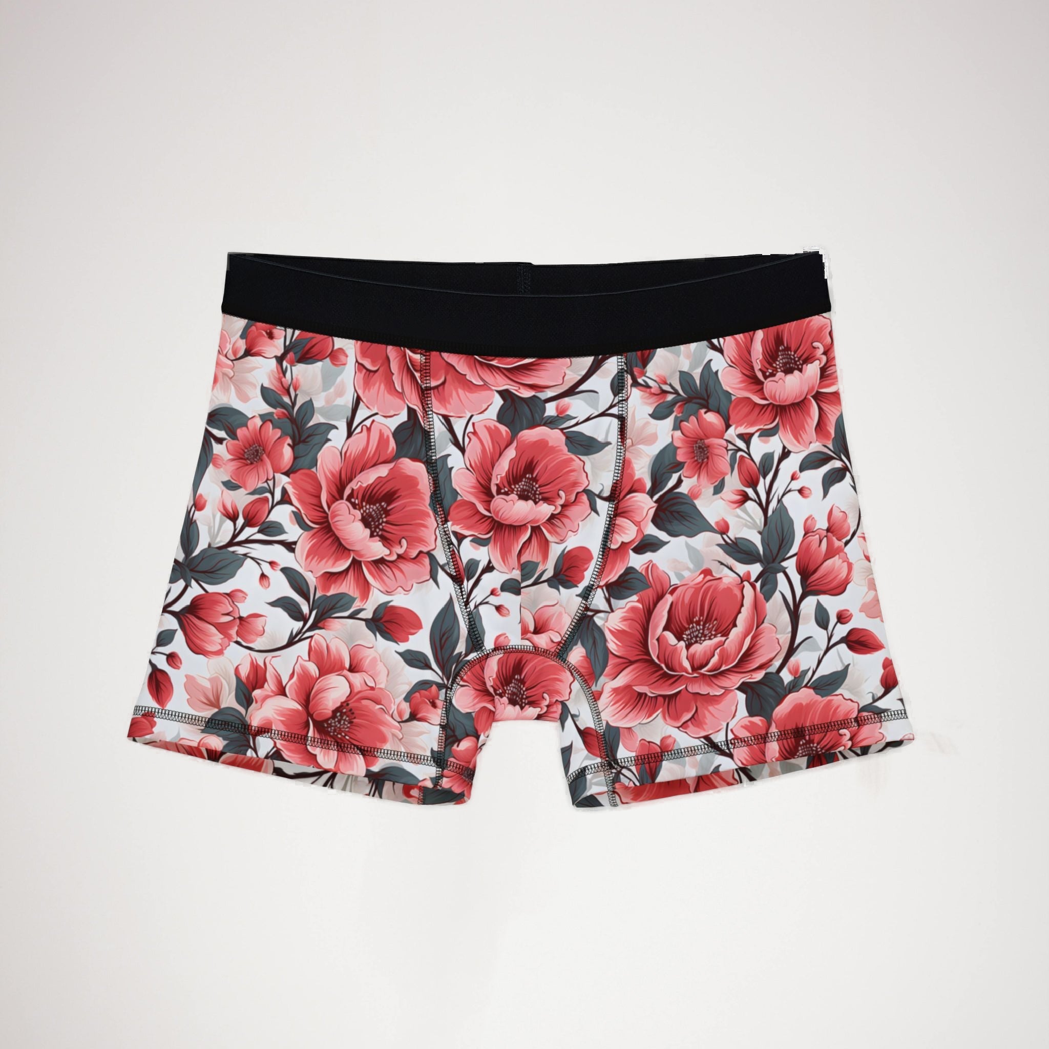 Men's boxers cherry rose