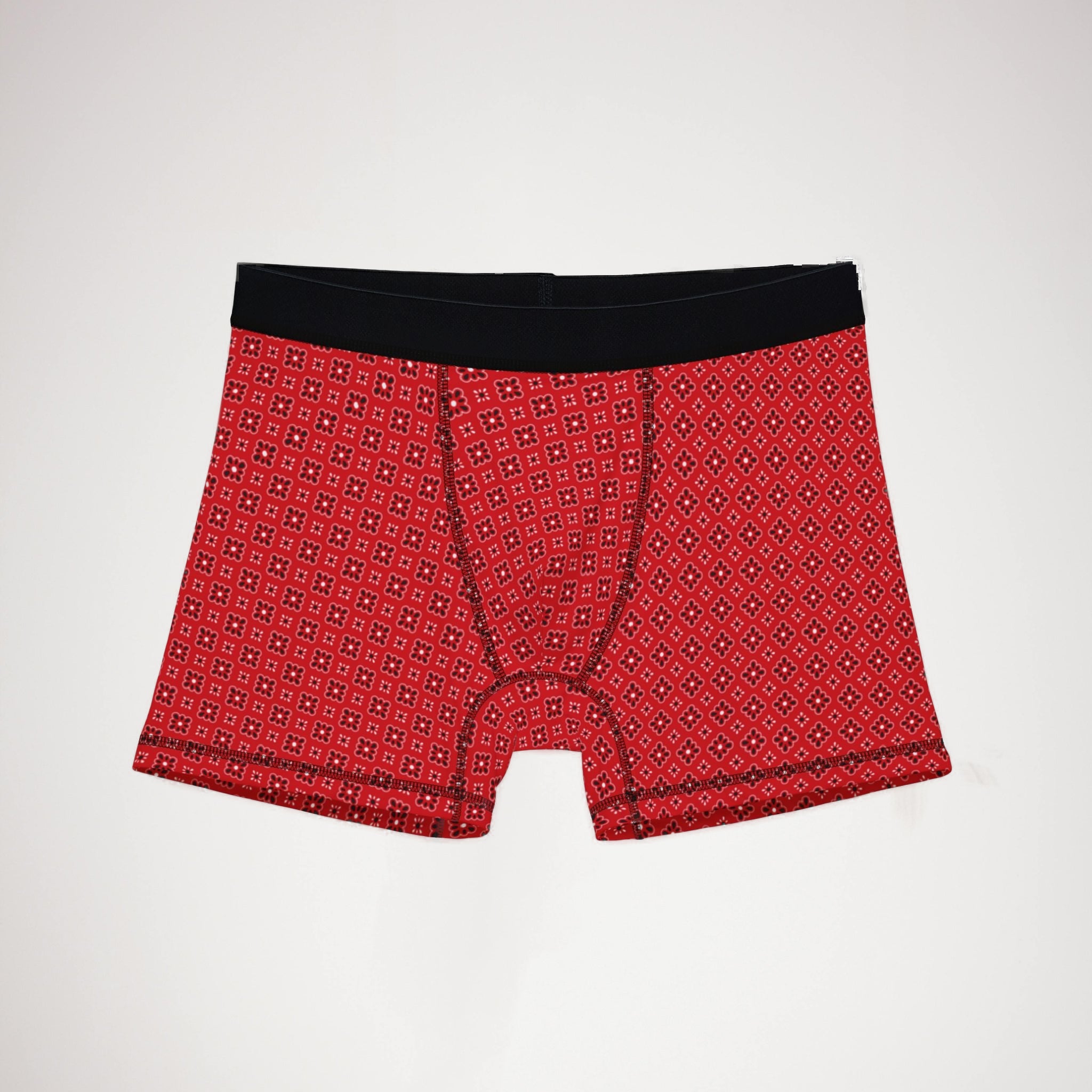 Men's boxers red bandana