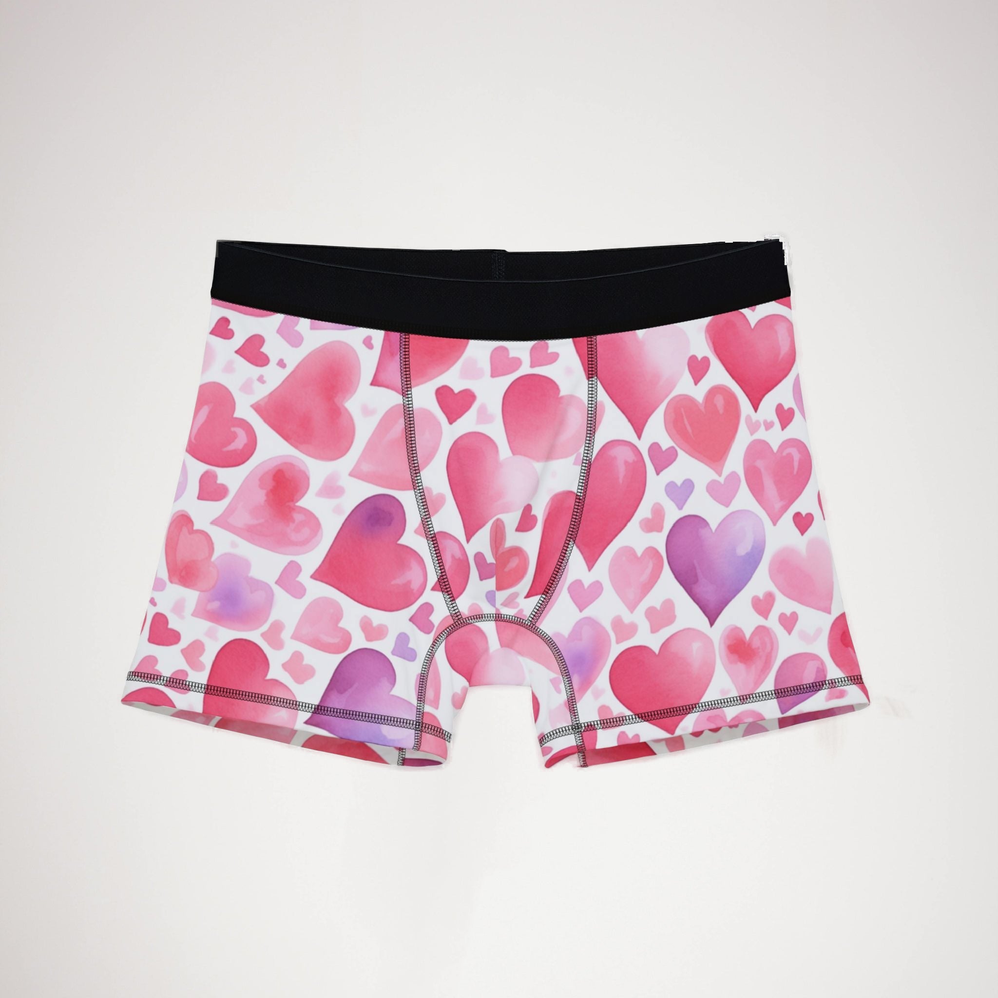 Men's boxers valentines day heart extra