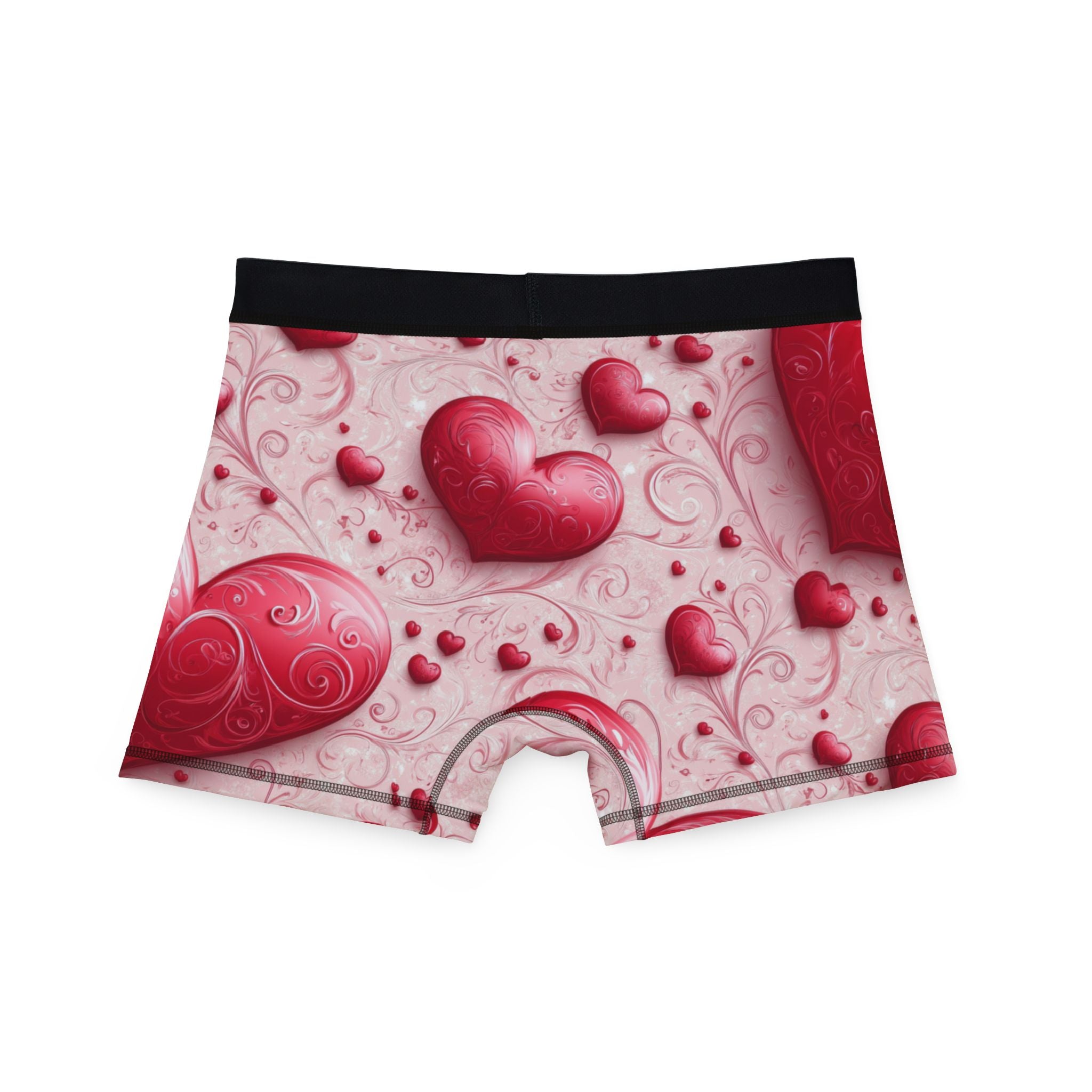 Men's boxers valentine red heart