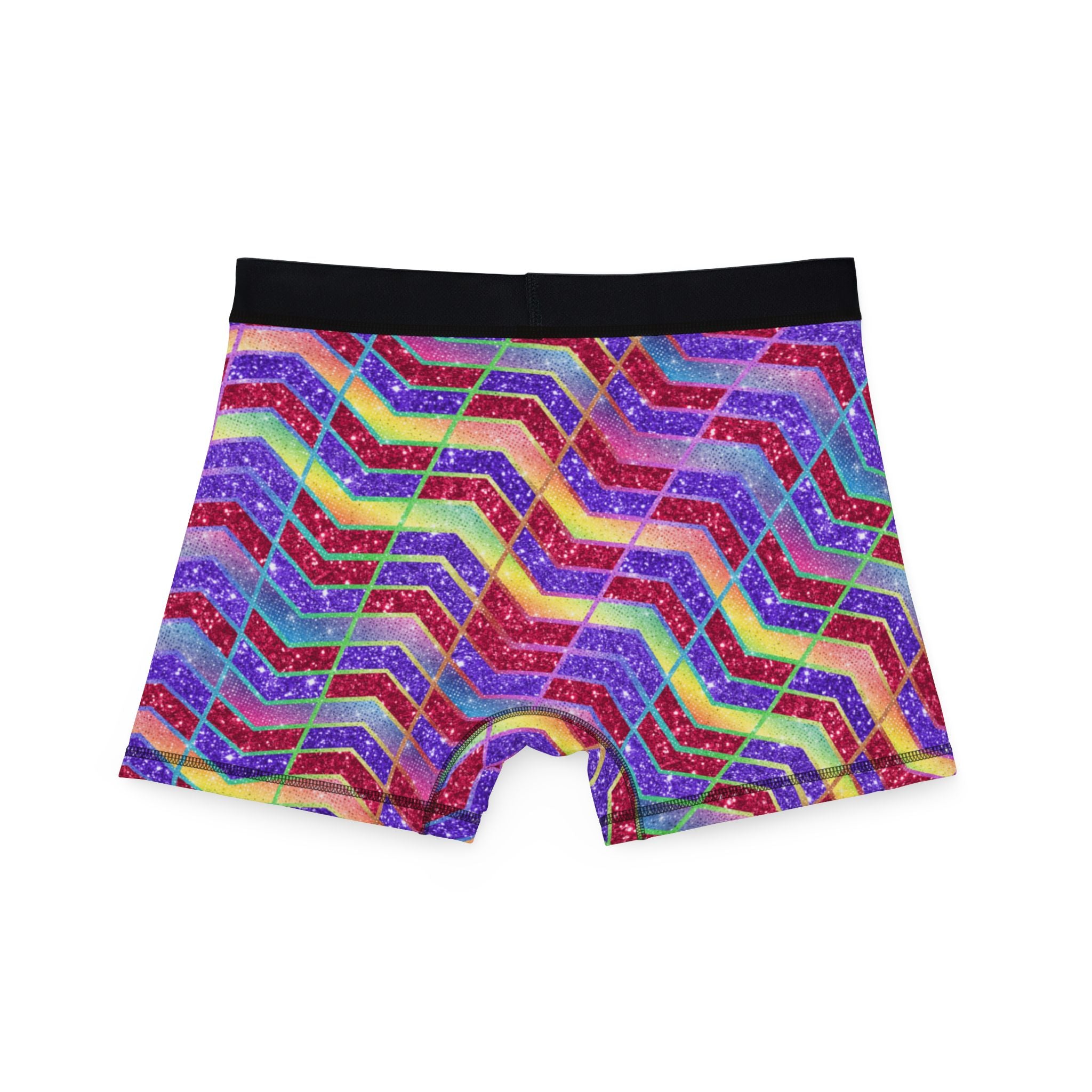Men's boxers rainbow glitter