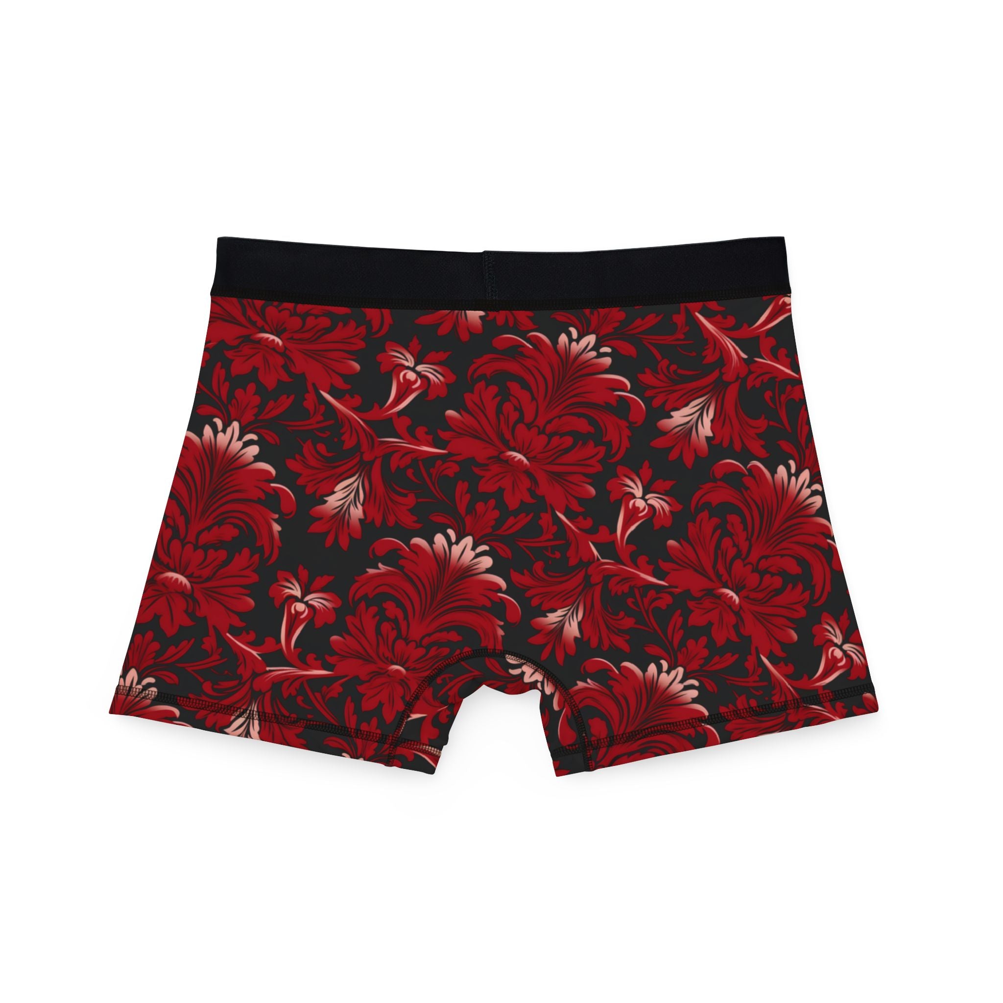 Men's boxers red damask