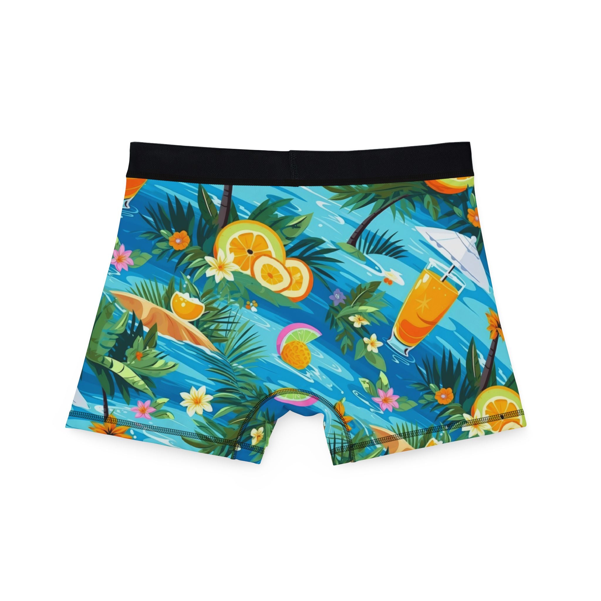 Men's boxers tropical summer beach