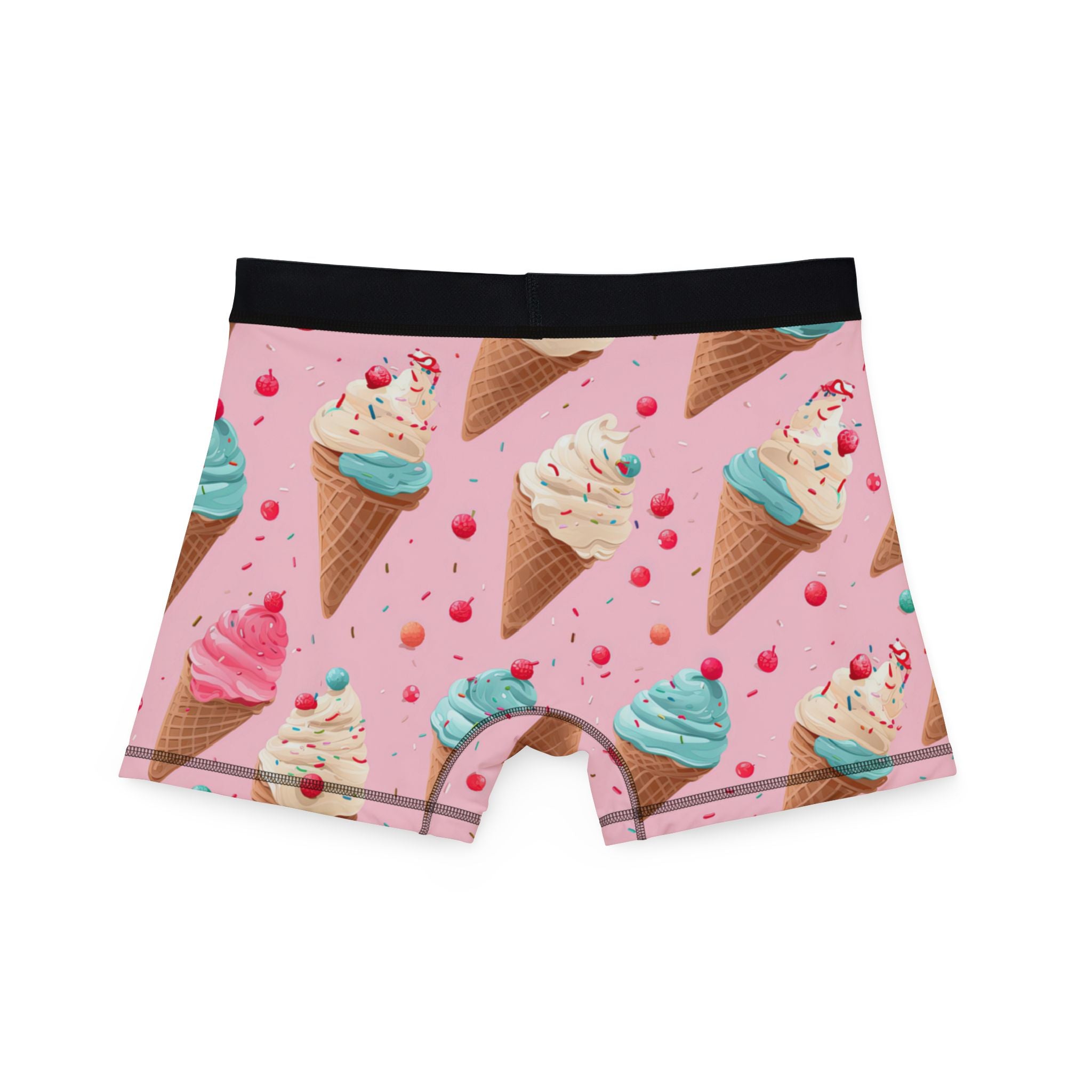 Men's boxers sprinkled ice cream