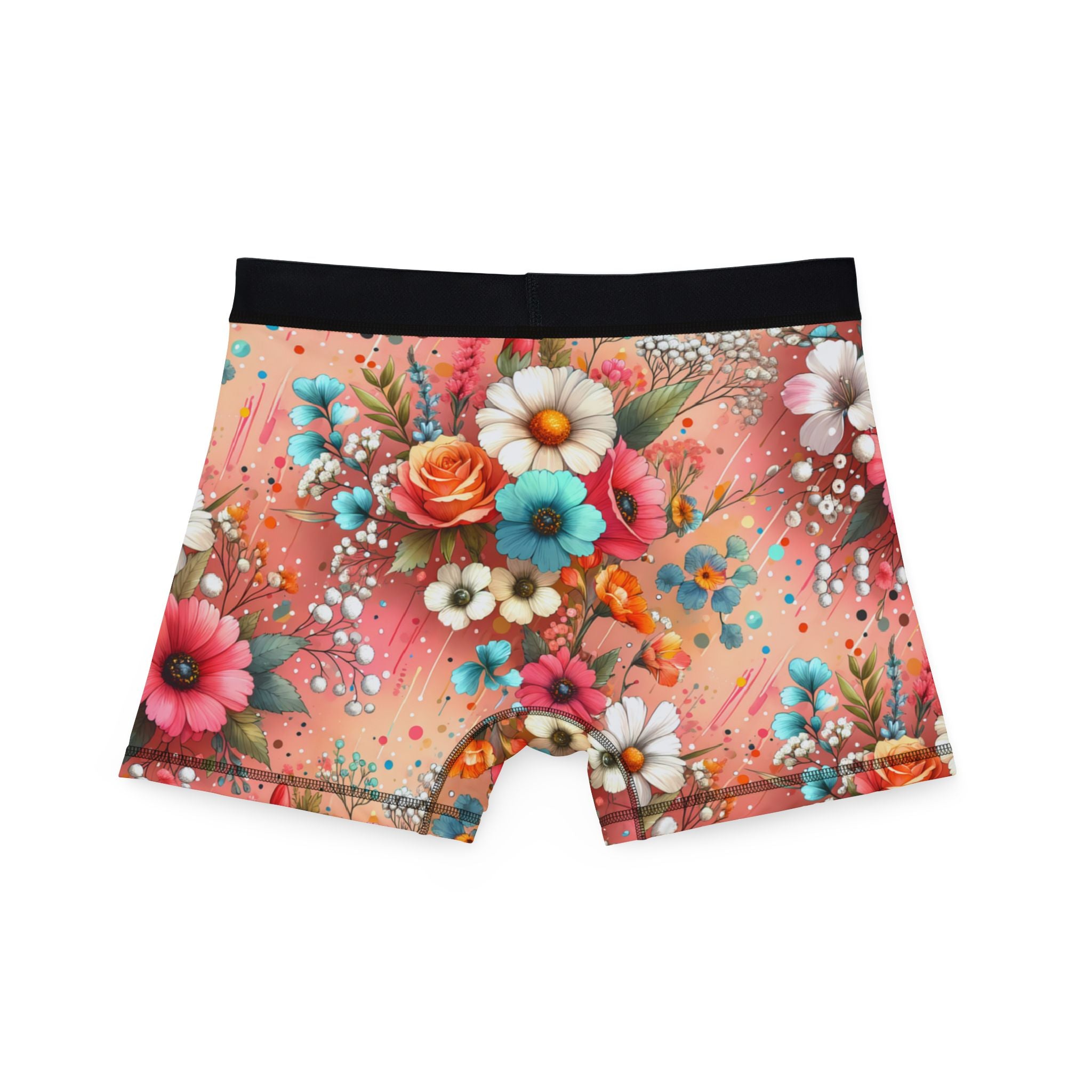 Men's boxers vibrant spring floral