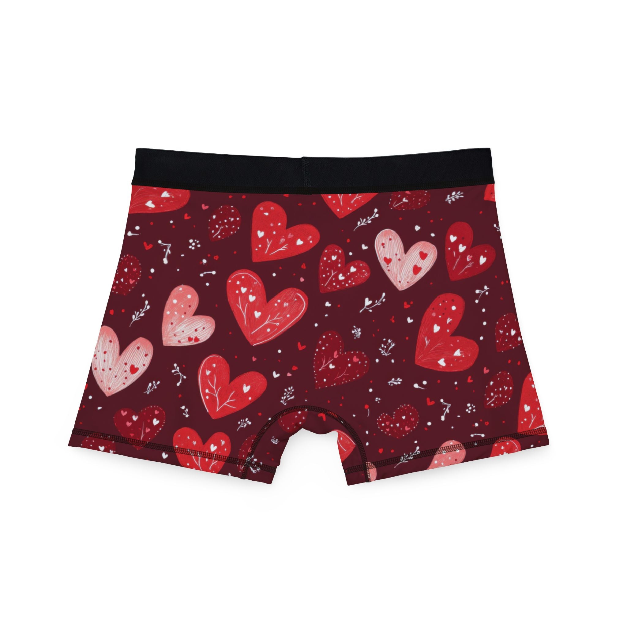 Men's boxers valentine red heart one one