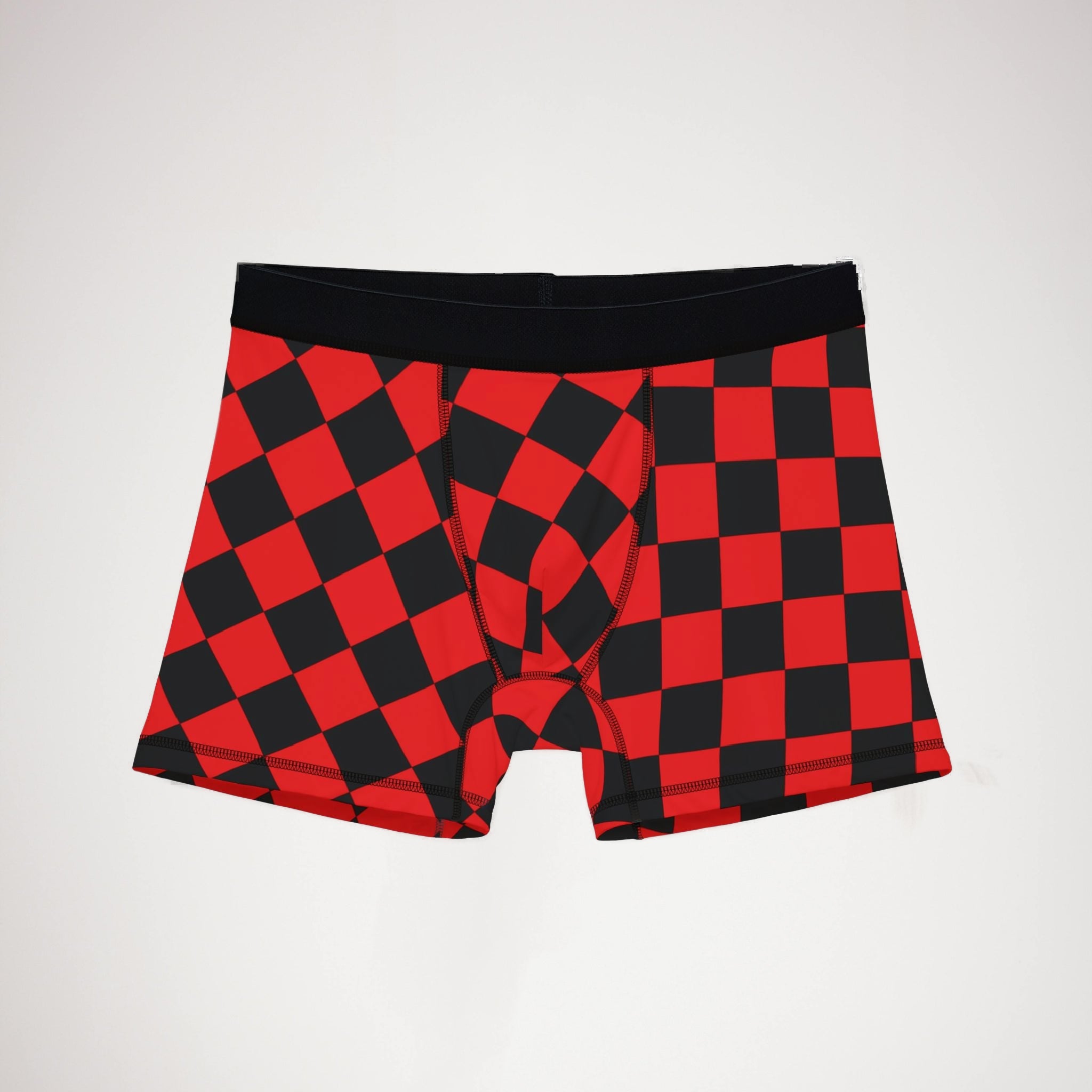 Men's boxers black and red