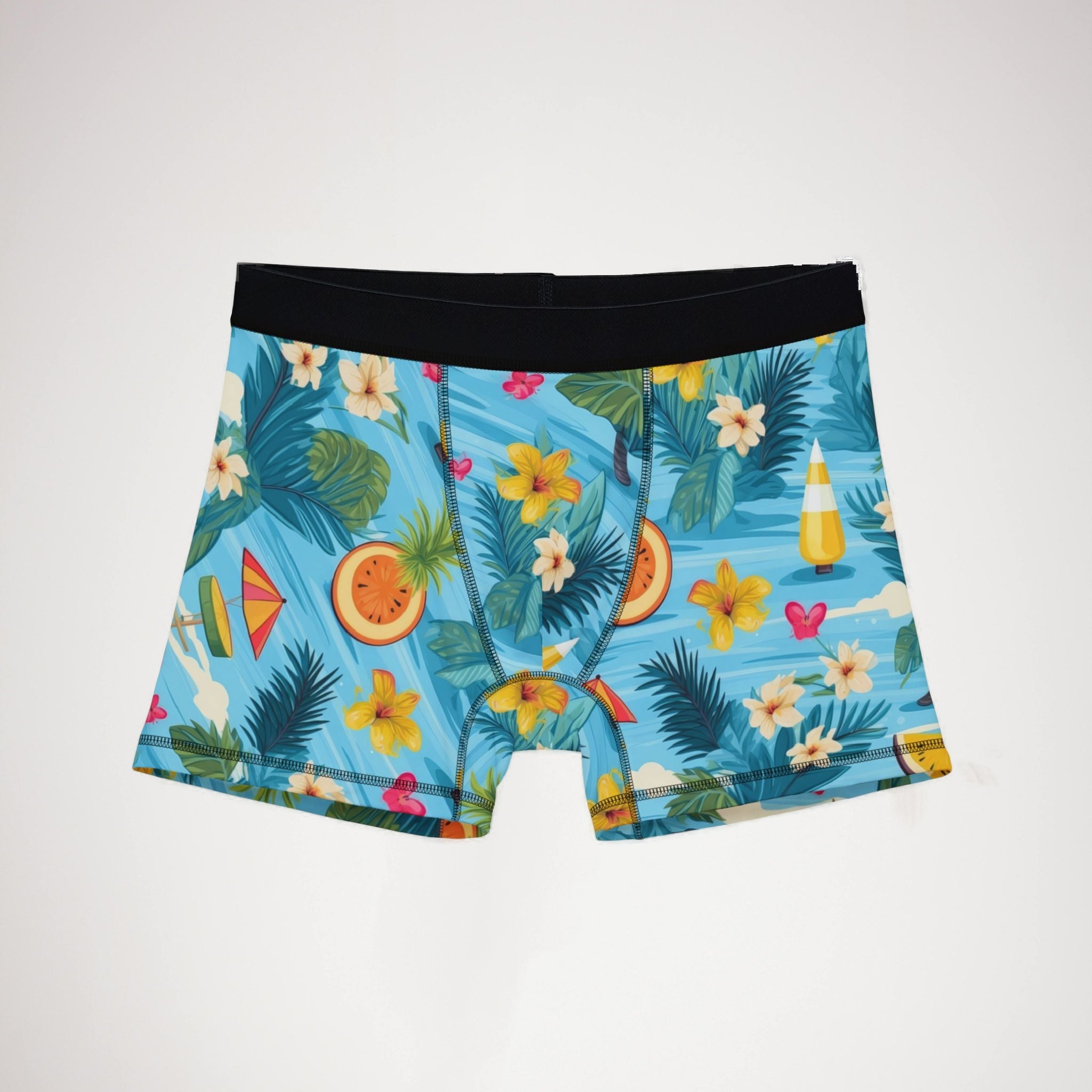 Men's boxers tropical summer beach