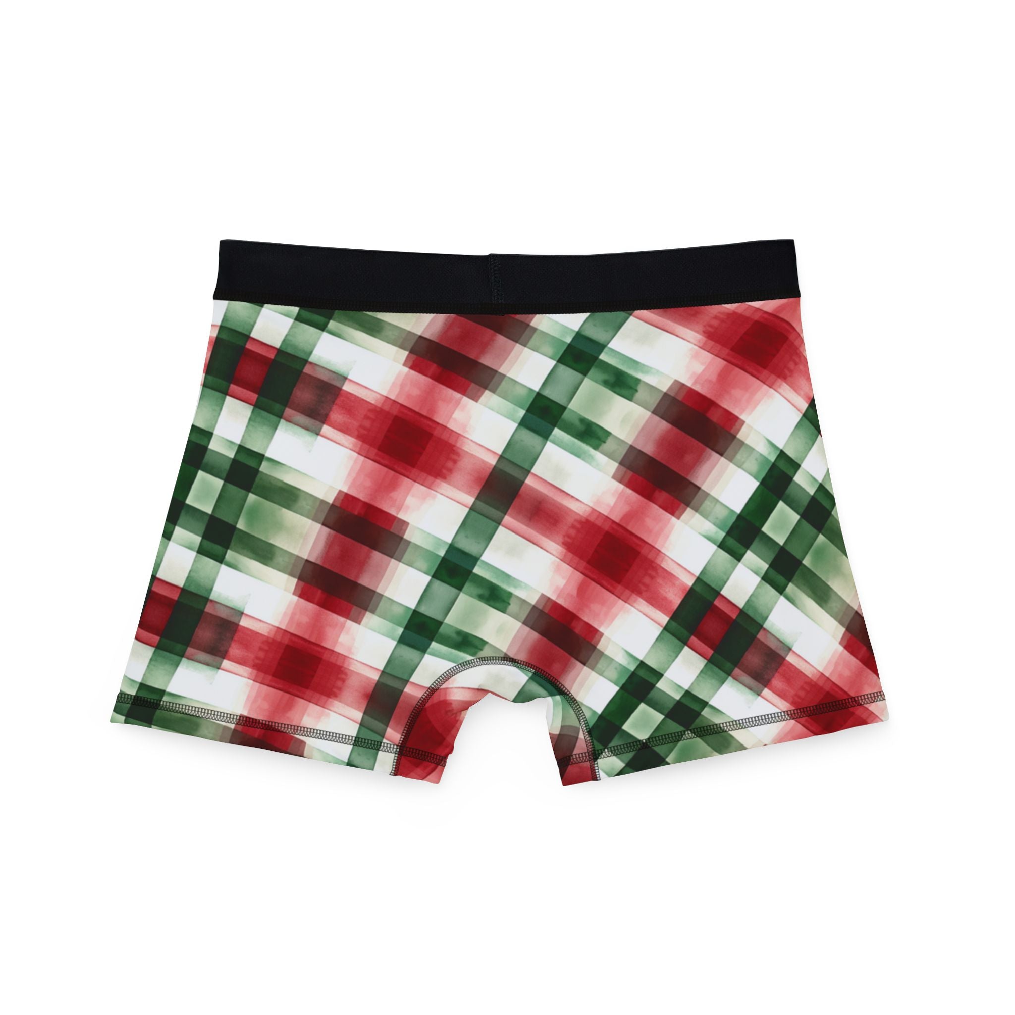 Men's boxers watercolor christmas
