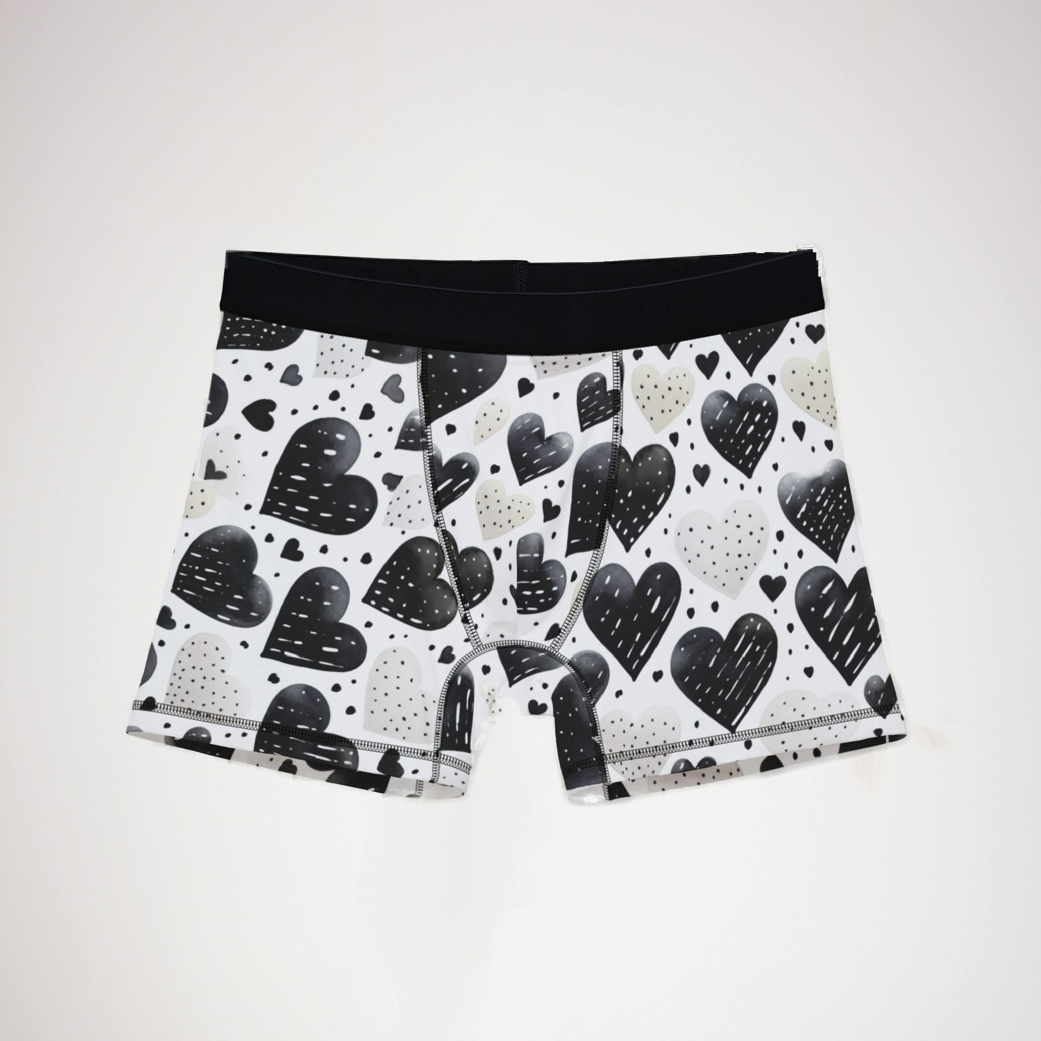 Men's boxers valentines day heart extra