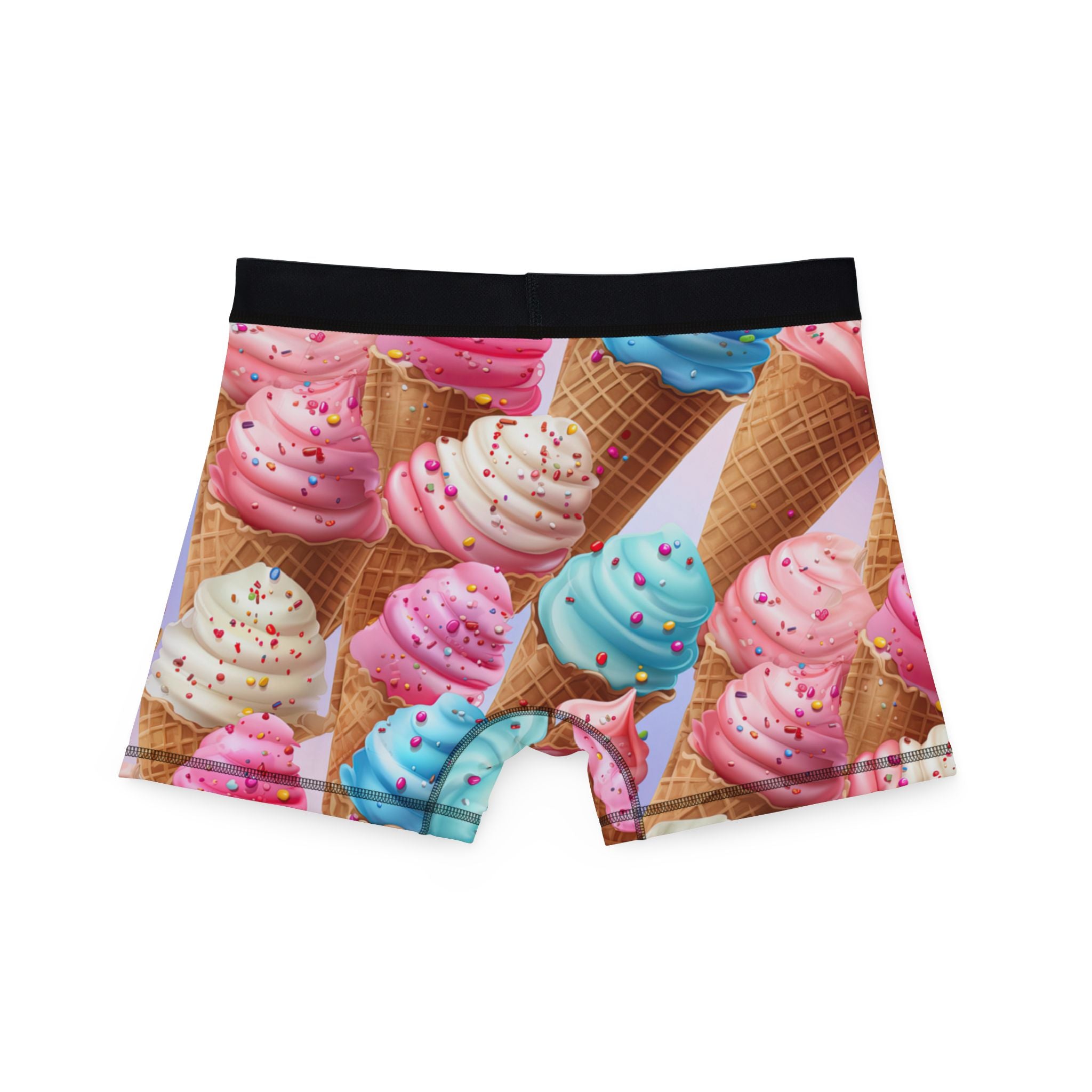 Men's boxers sprinkled ice cream