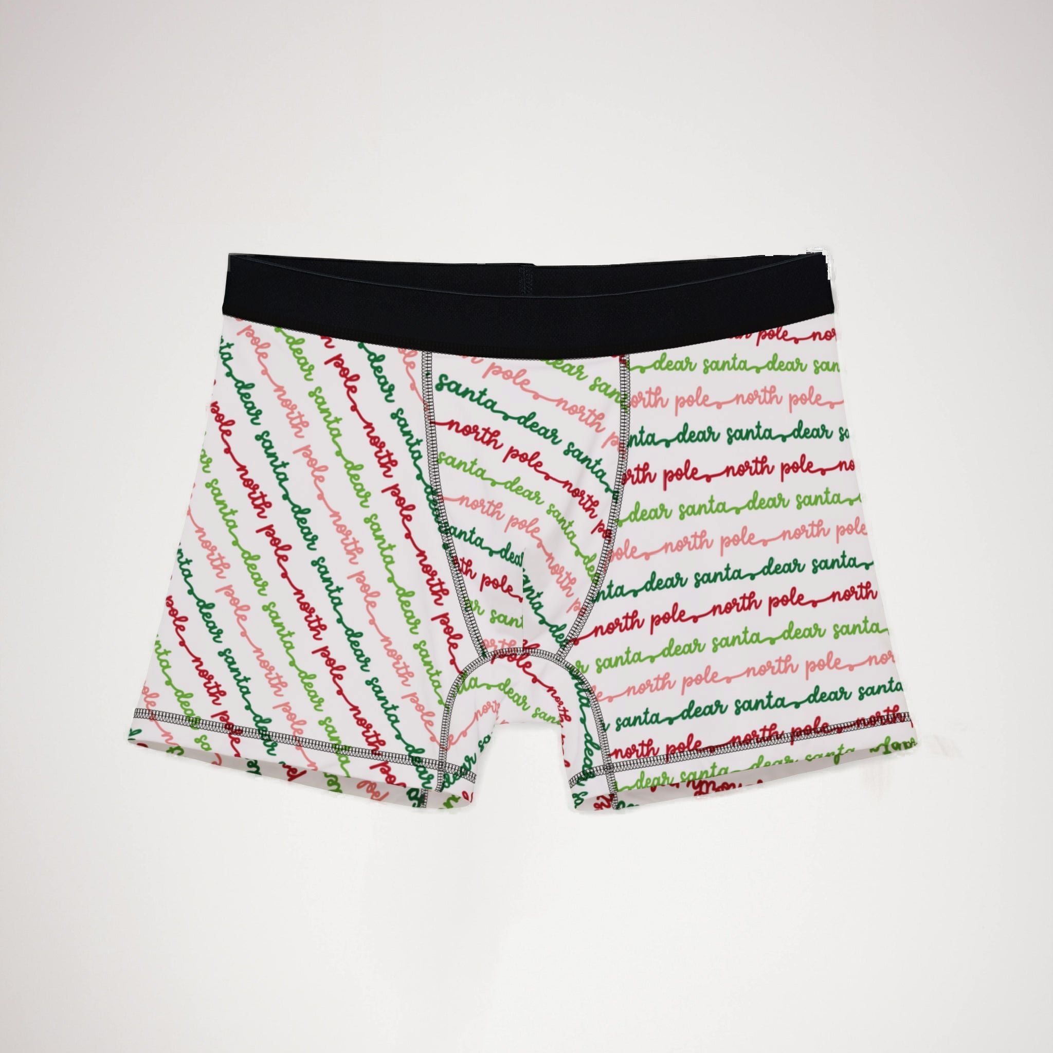 Men's boxers letters to santa christmas