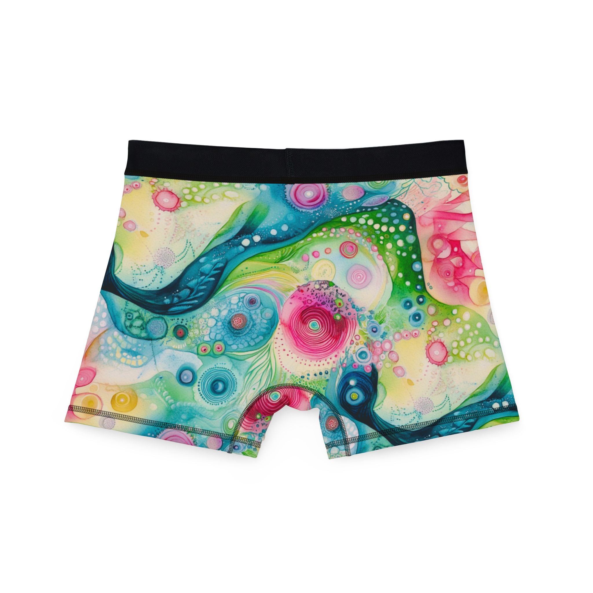 Men's boxers watercolor abstract