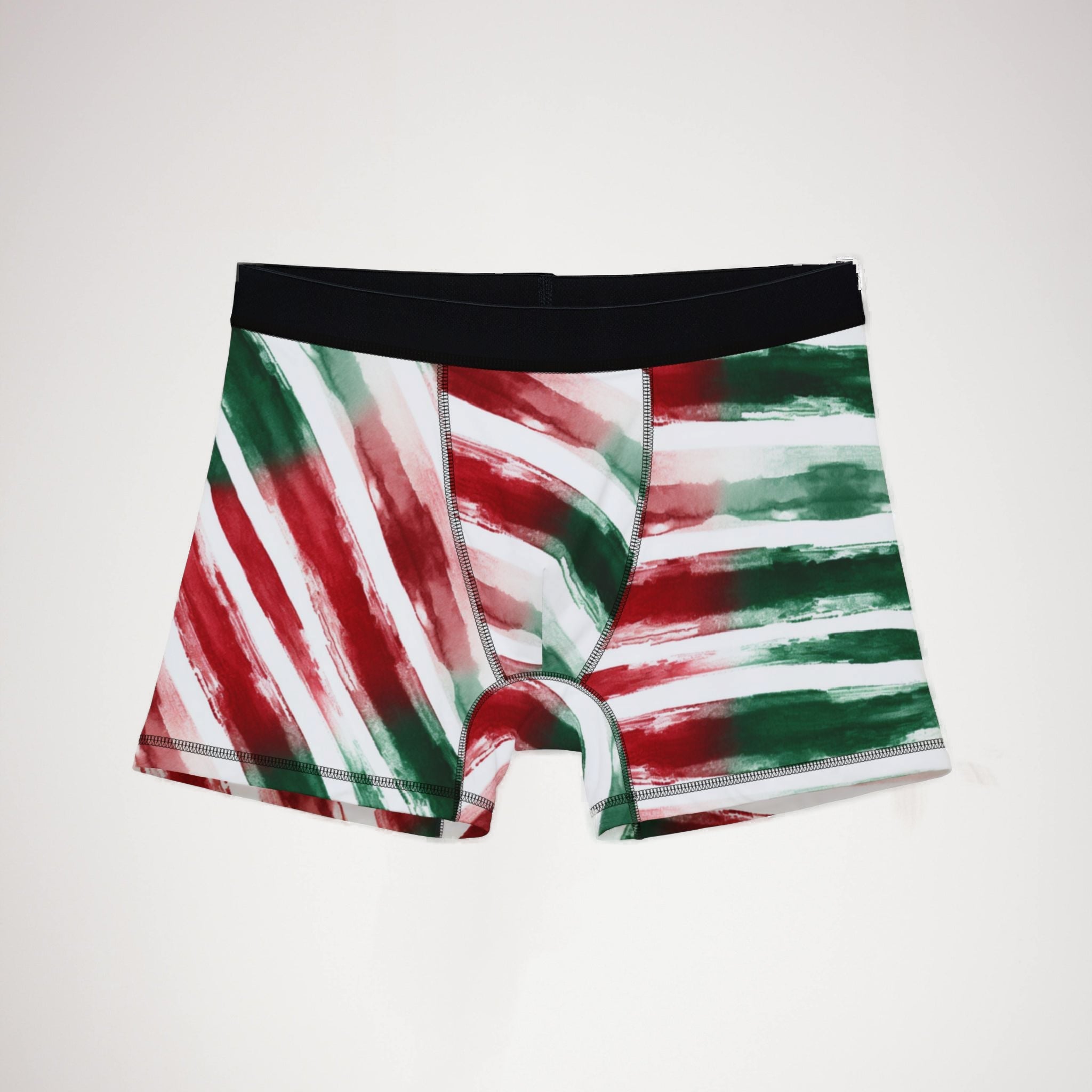 Men's boxers watercolor christmas