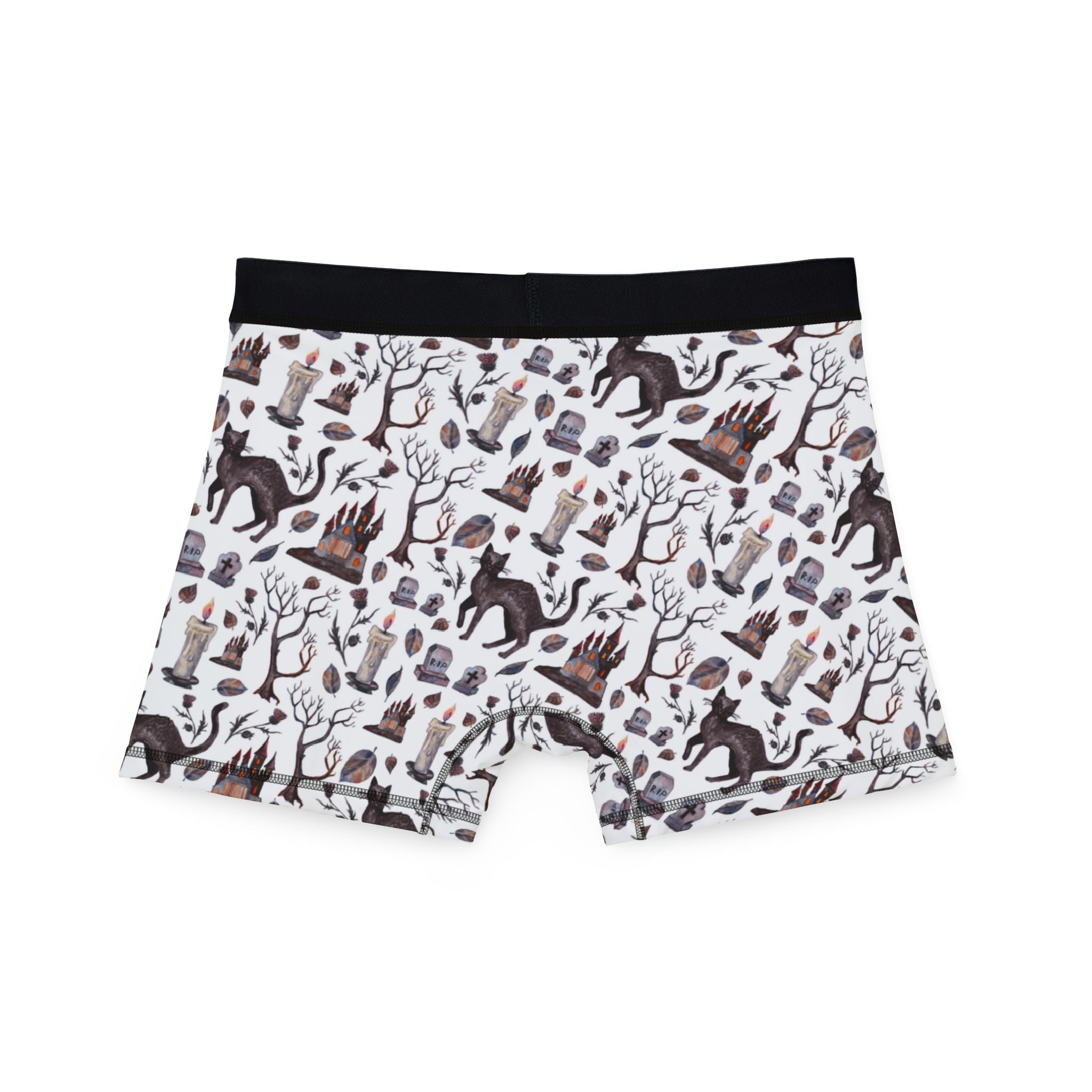 Men's boxers watercolor halloween