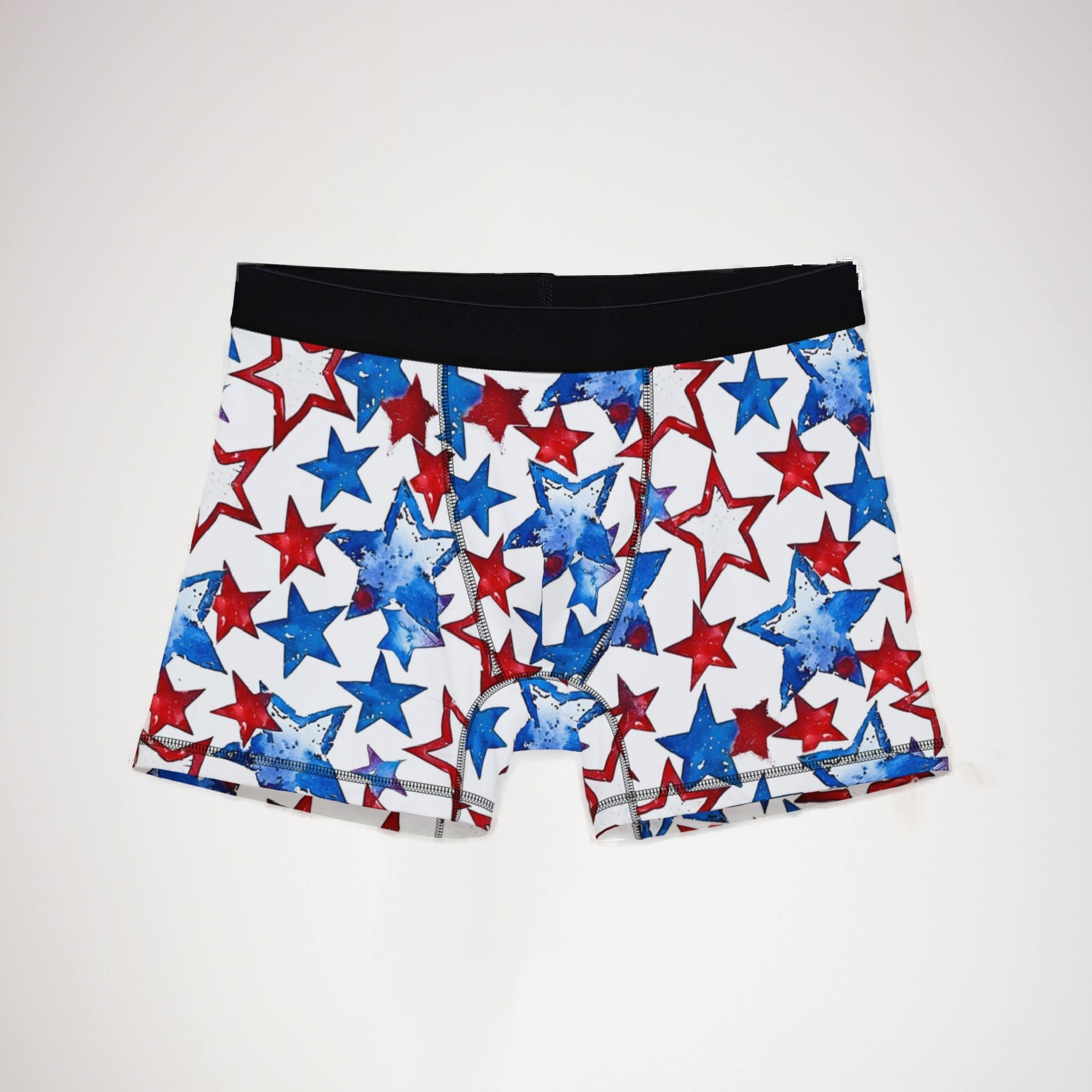 Men's boxers watercolor 4th of july