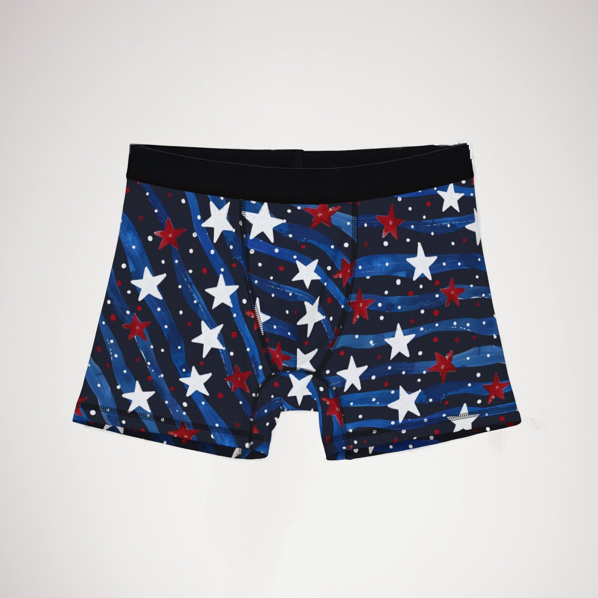 Men's boxers watercolor 4th of july
