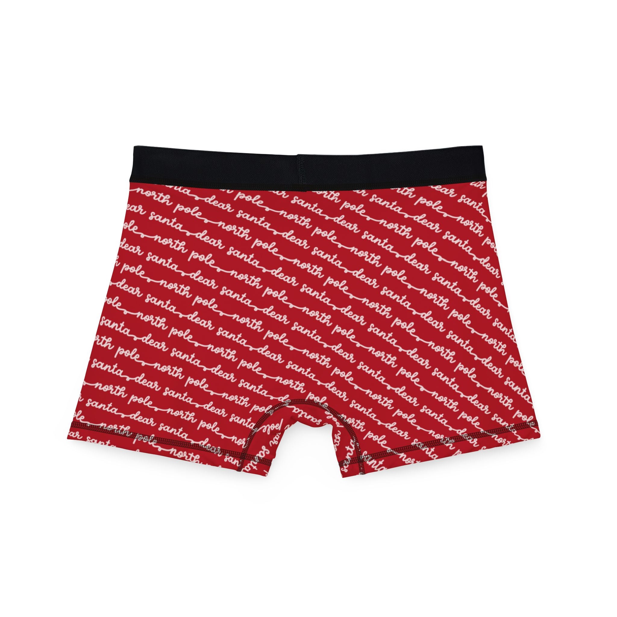 Men's boxers letters to santa christmas