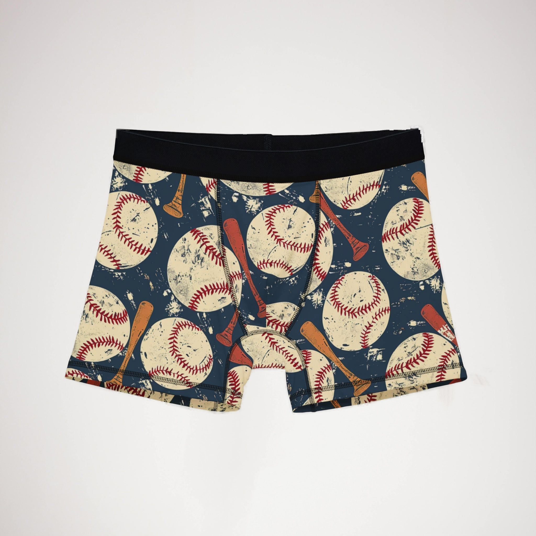Men's boxers retro baseball