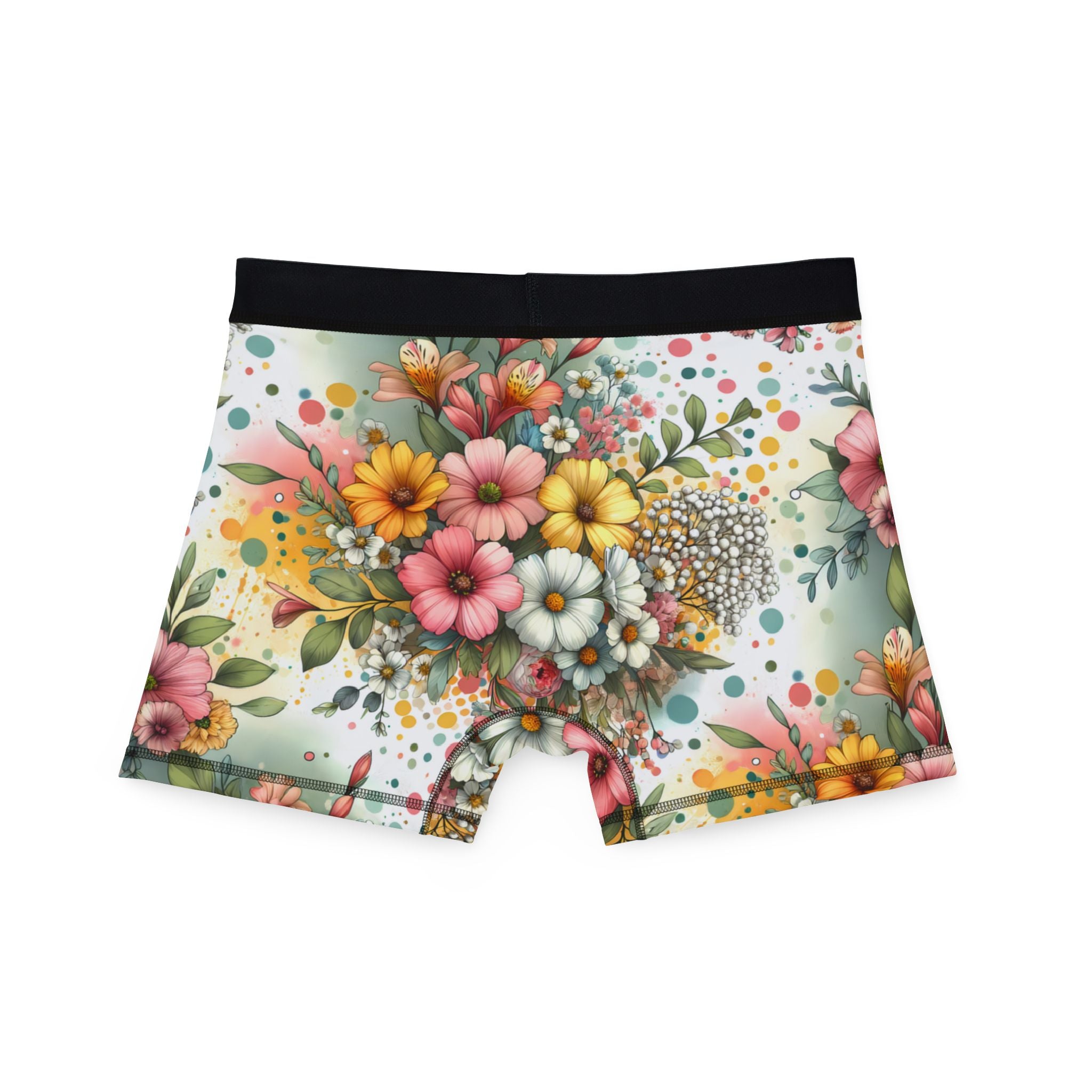Men's boxers vibrant spring floral