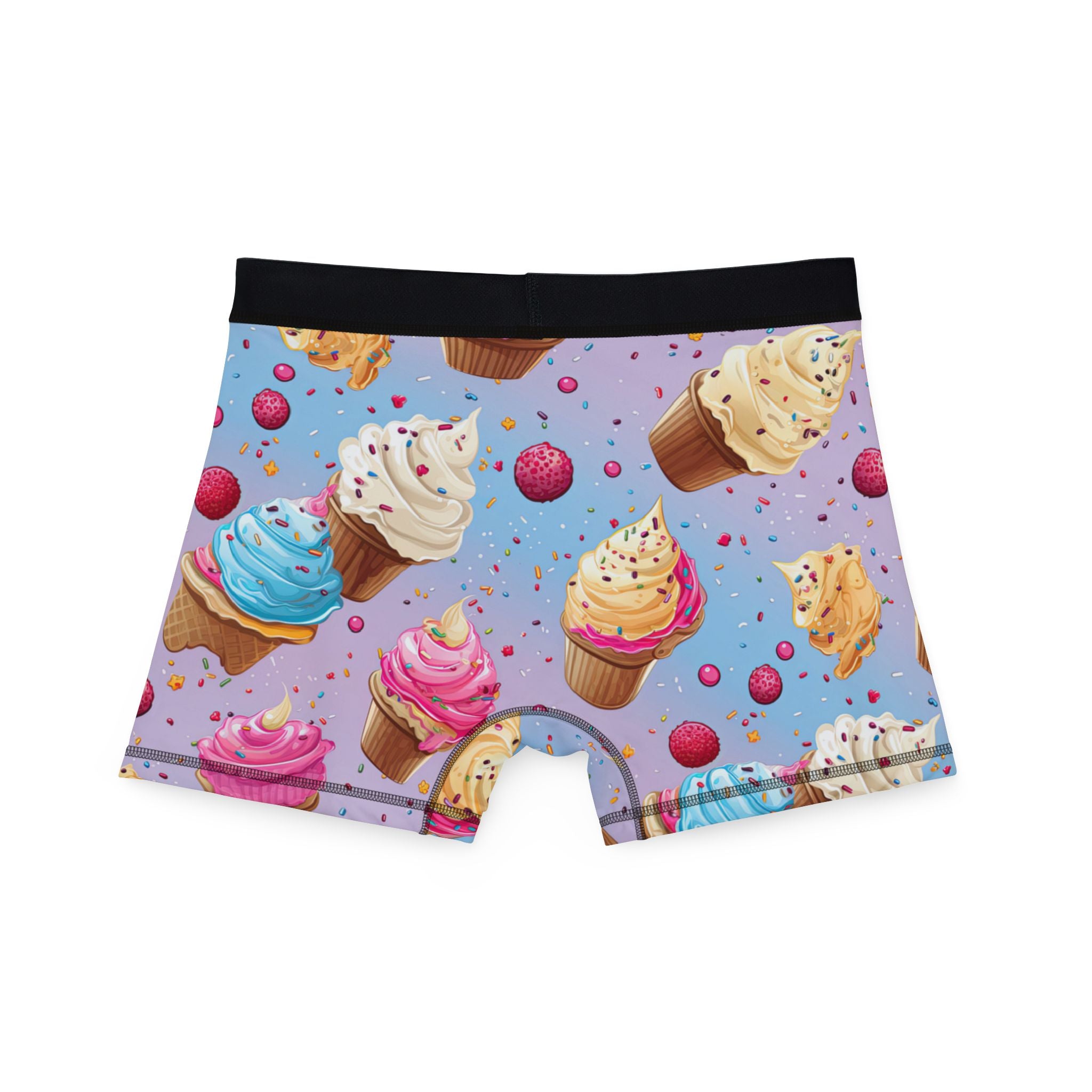 Men's boxers sprinkled ice cream
