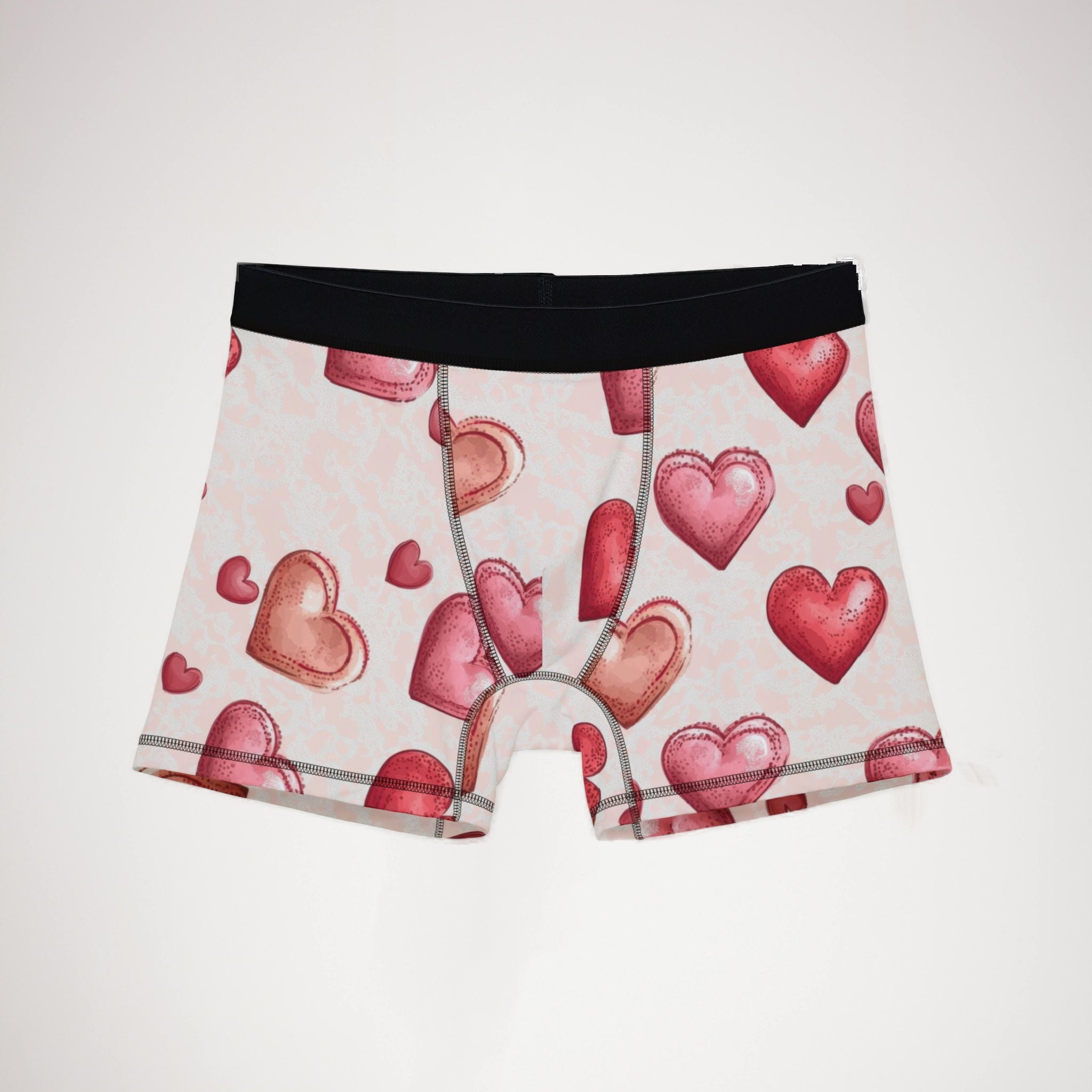Men's boxers valentine red heart one one