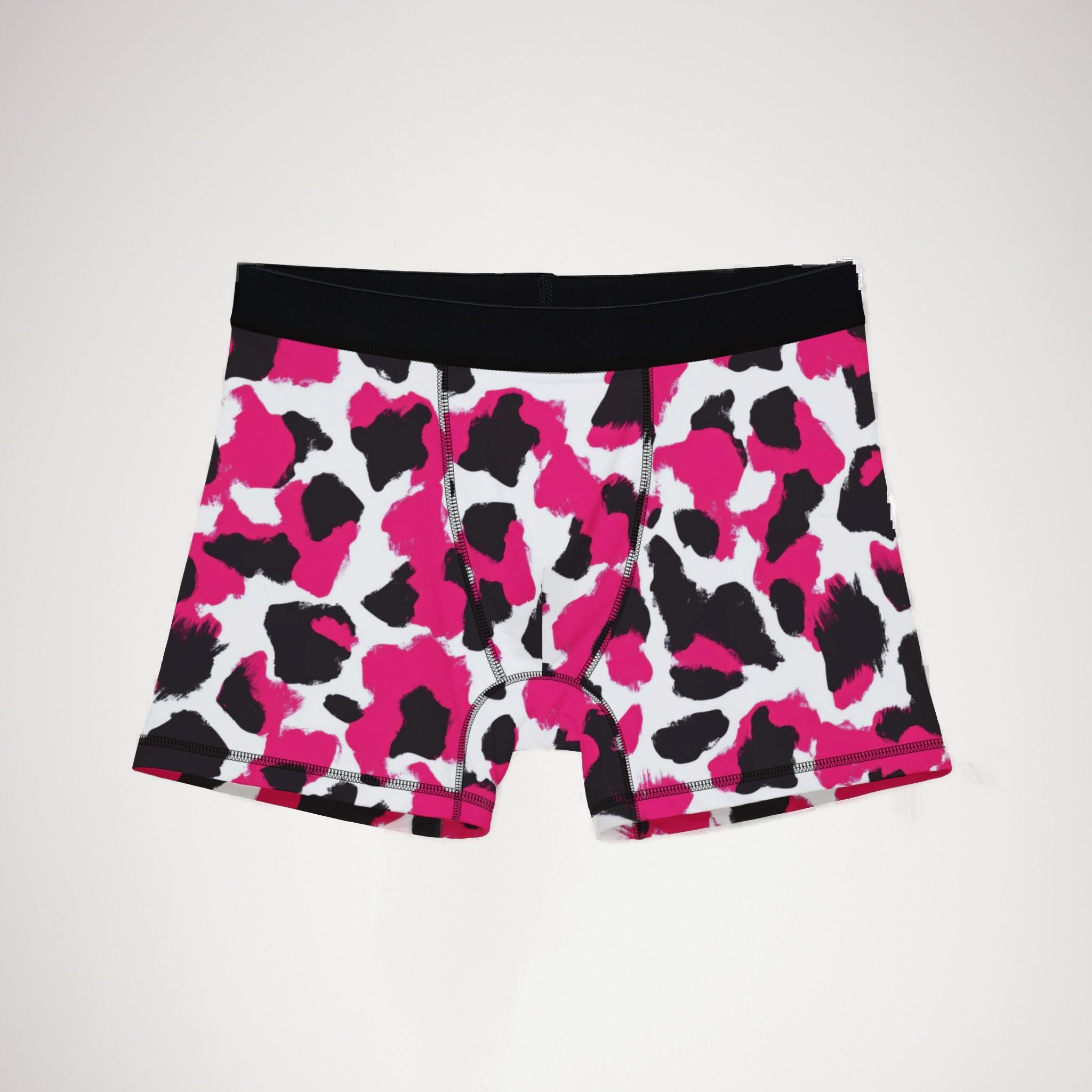 Men's boxers colorful cow print