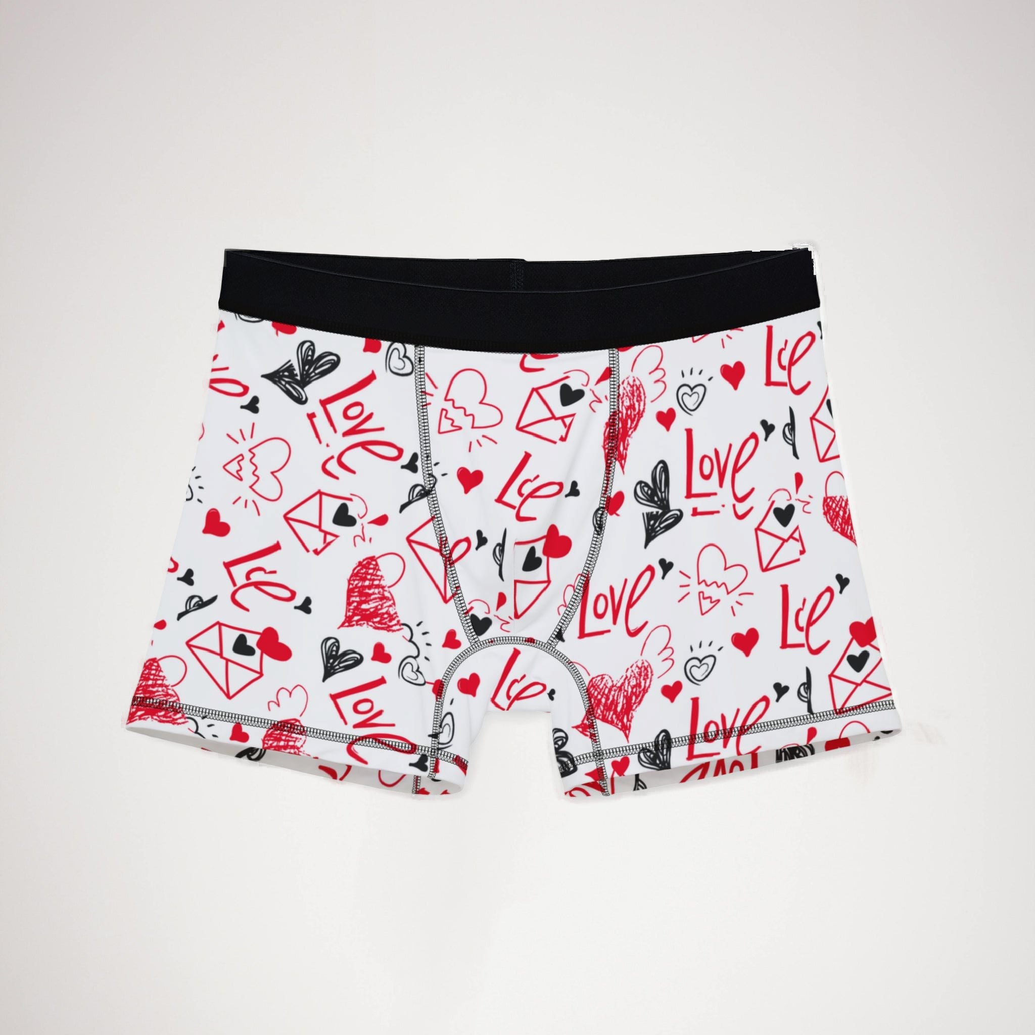 Men's boxers about valentines