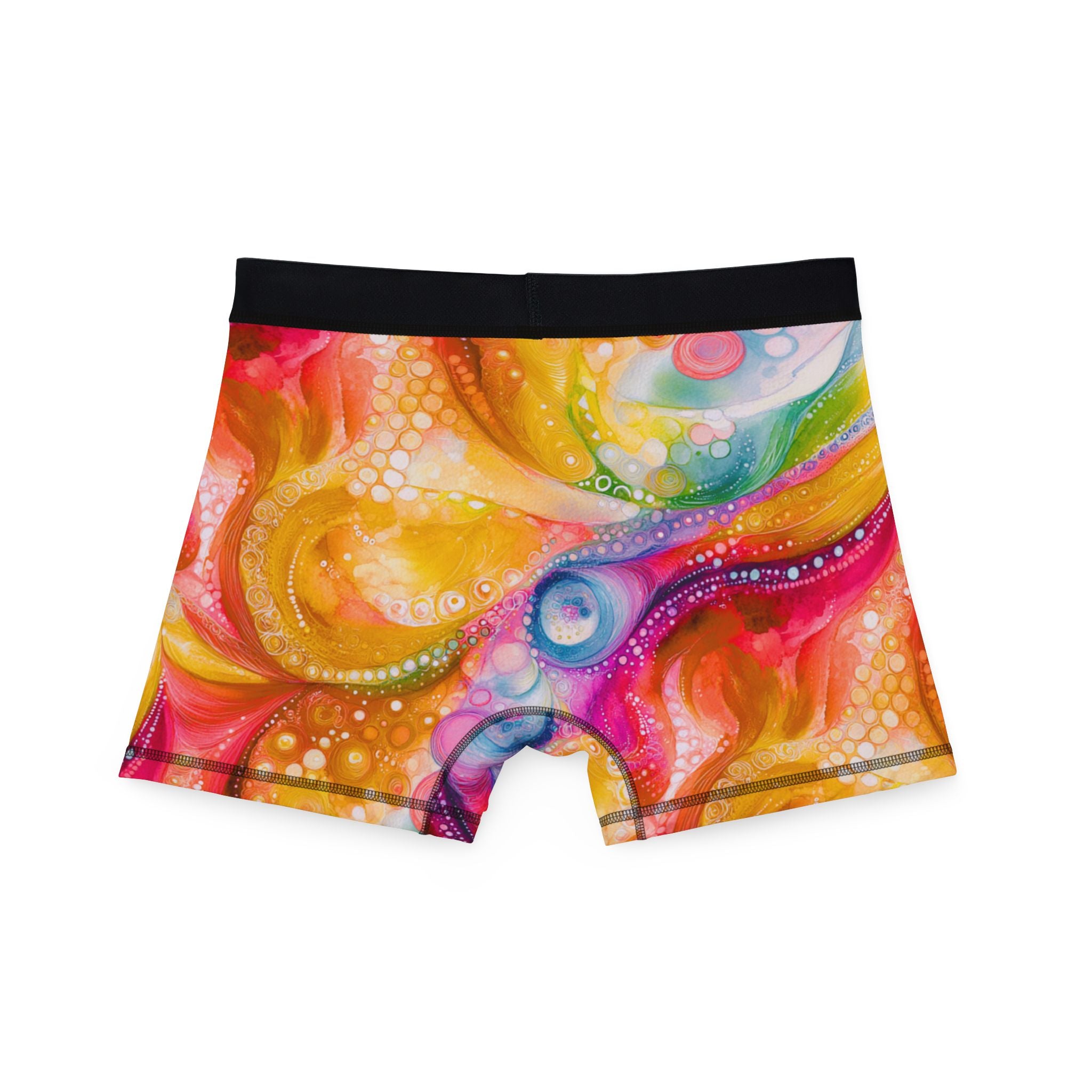 Men's boxers watercolor abstract