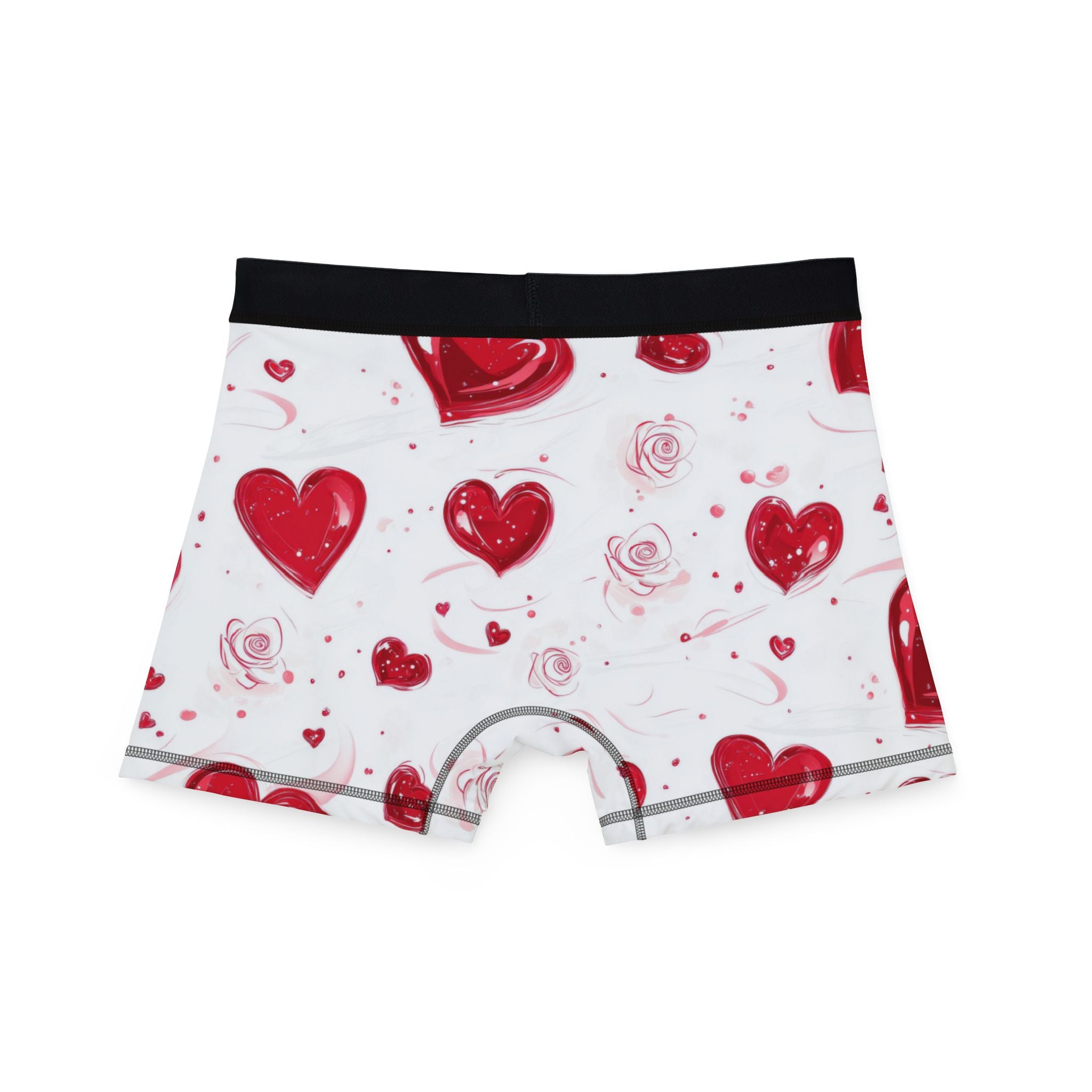 Men's boxers valentine red heart one one