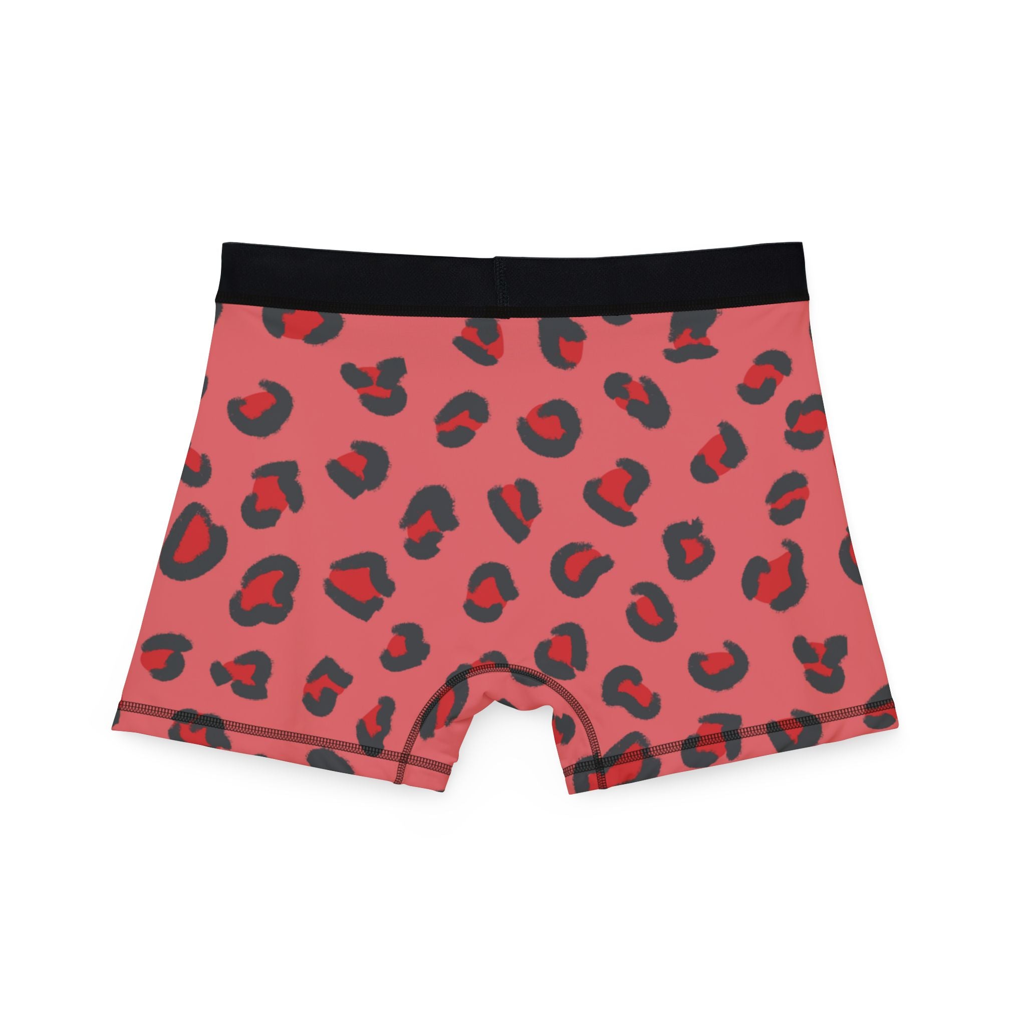 Men's boxers red leopard