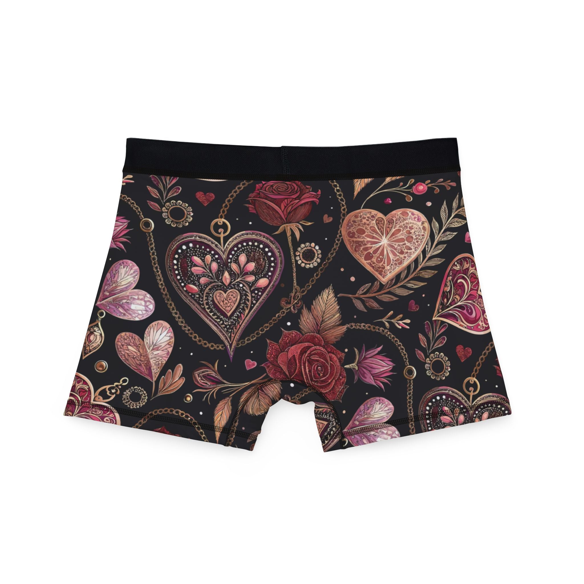 Men's boxers valentine heart retro one