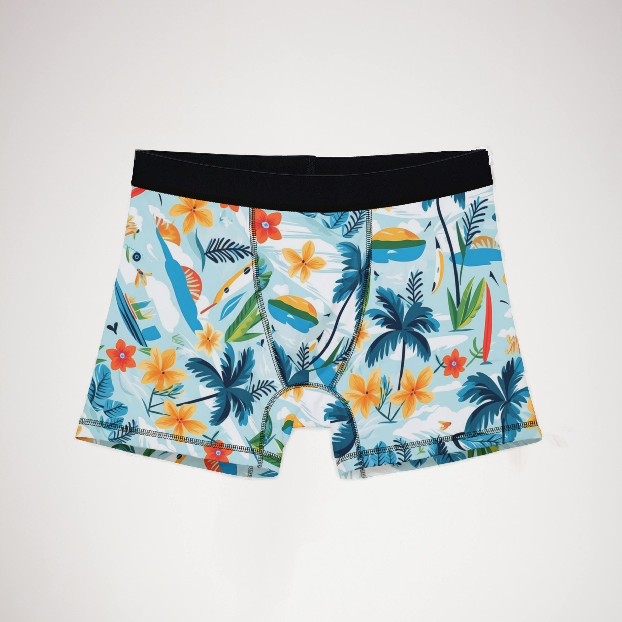 Men's boxers tropical summer beach