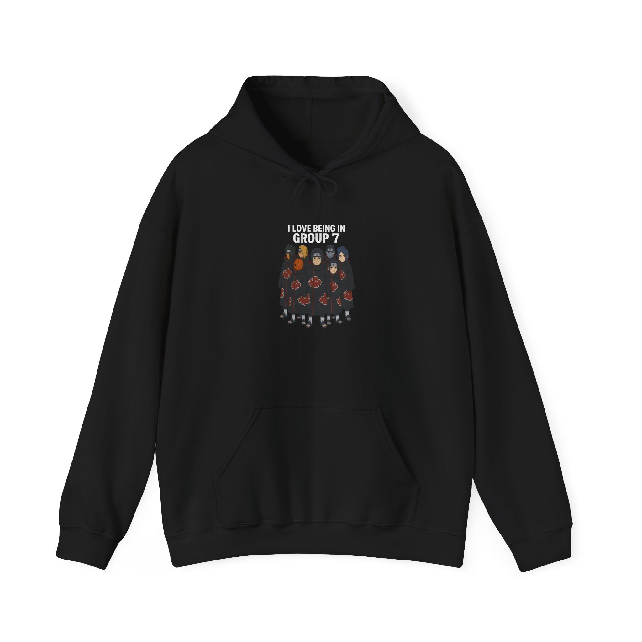 I Love Being In Group 7 Akatsuki - Gildan Unisex Heavy Blend™ Hooded Sweatshirt