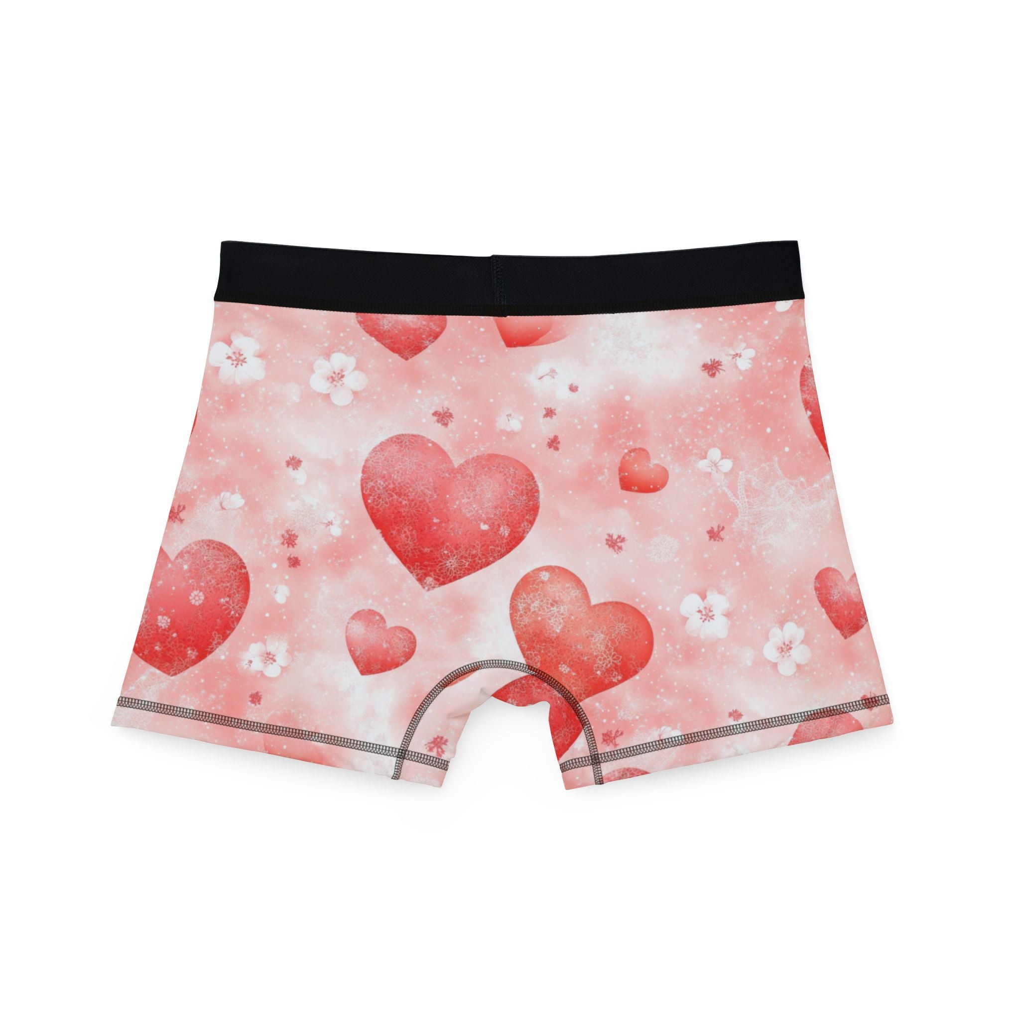 Men's boxers valentine red heart