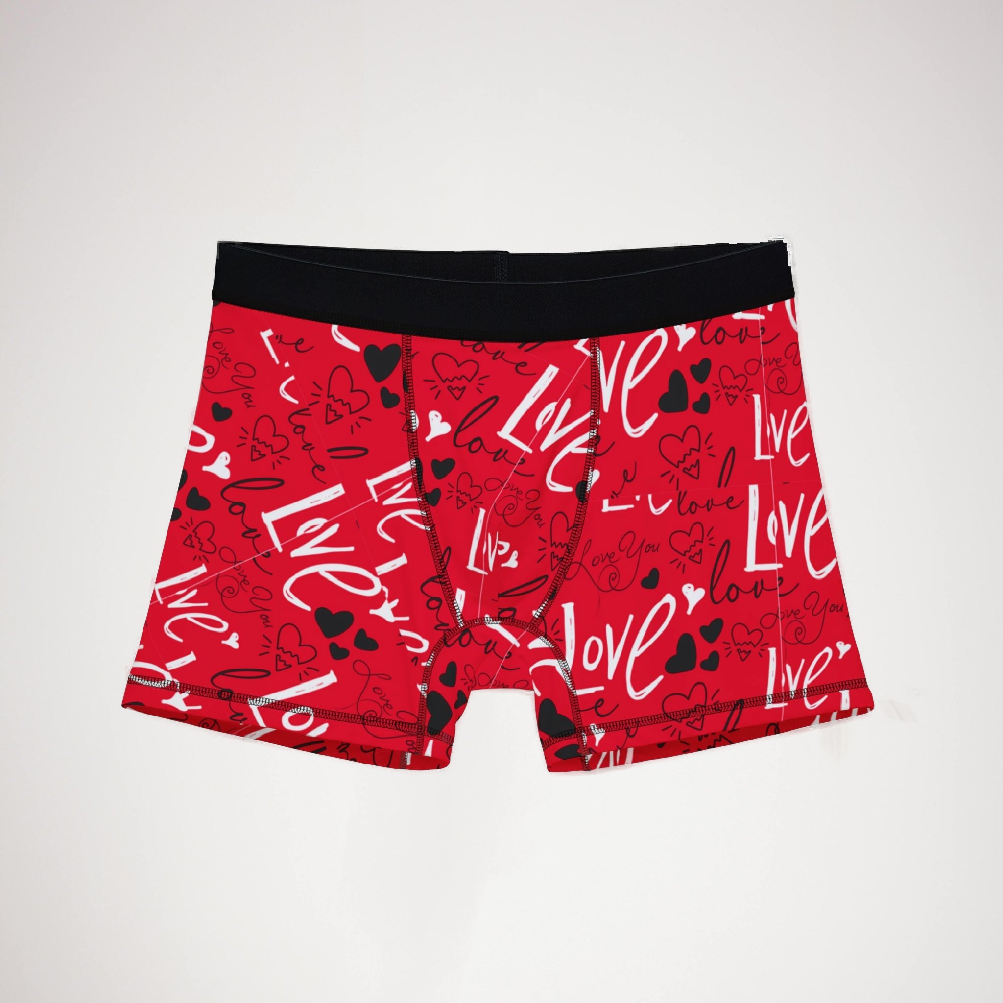 Men's boxers about valentines