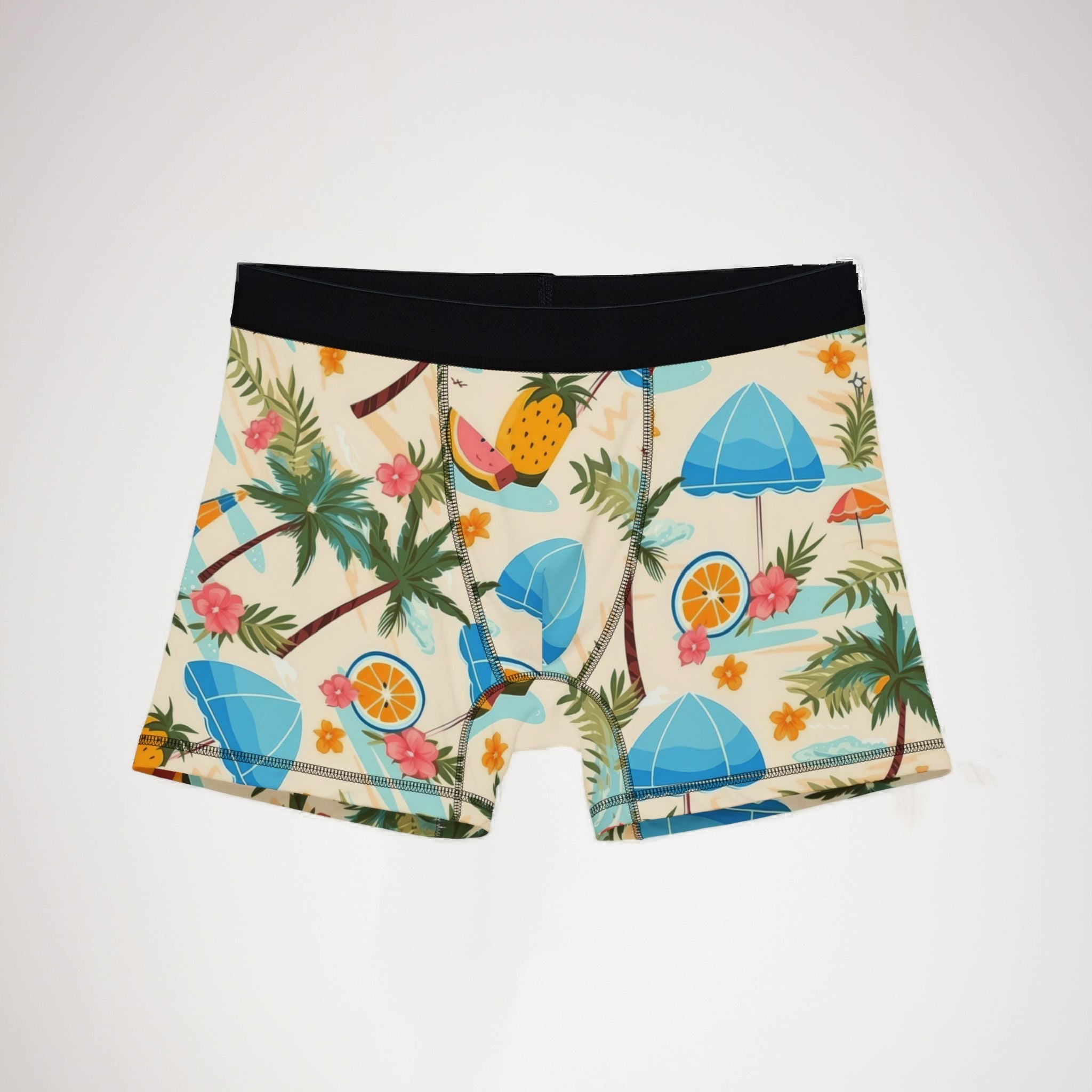 Men's boxers tropical summer beach