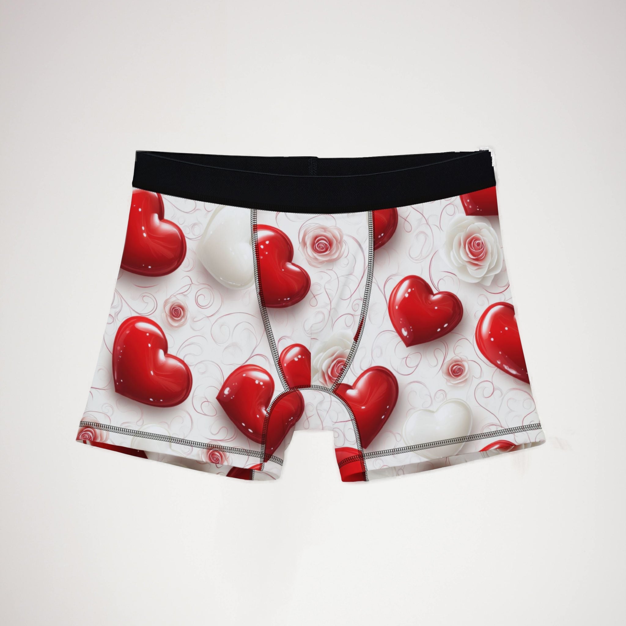 Men's boxers valentine red heart one one