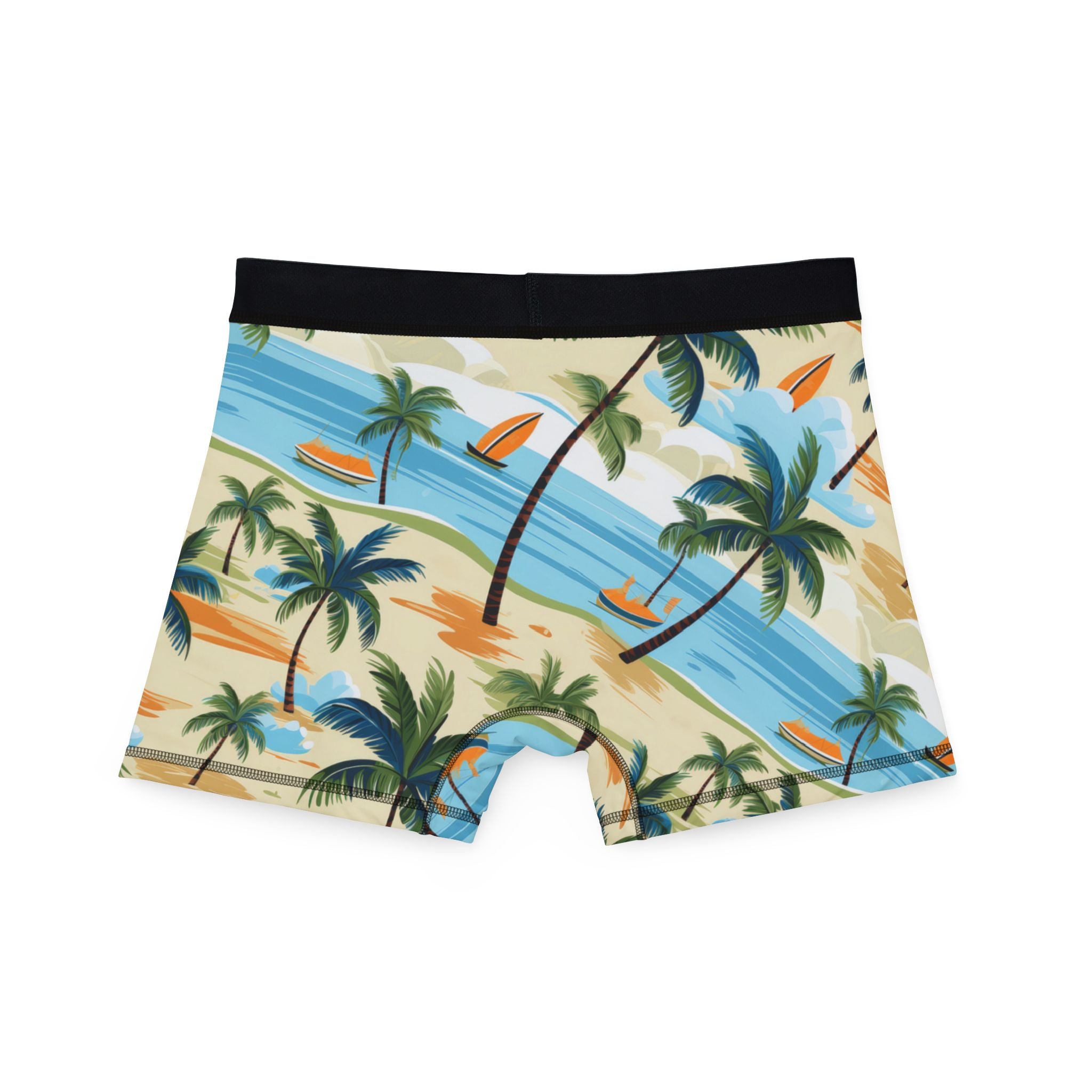 Men's boxers tropical summer beach