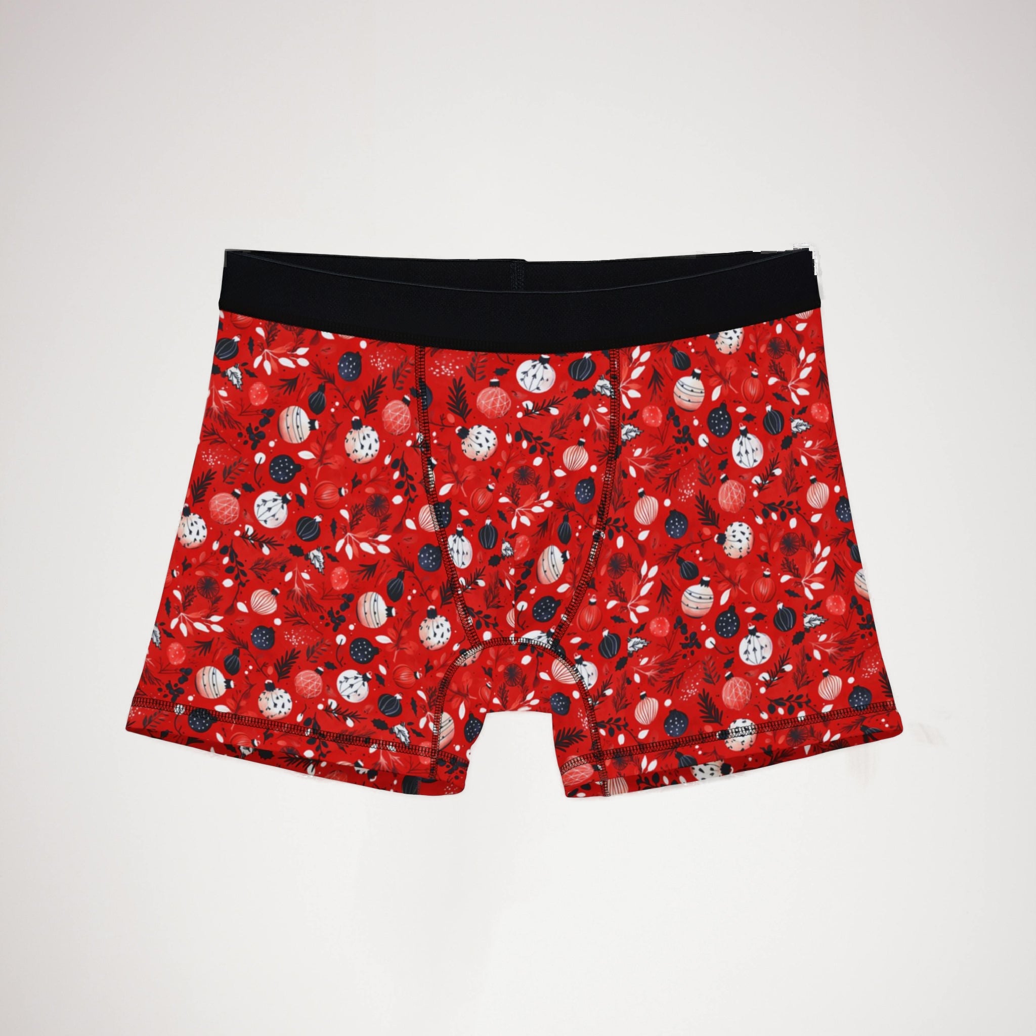 Men's boxers red coquette christmas