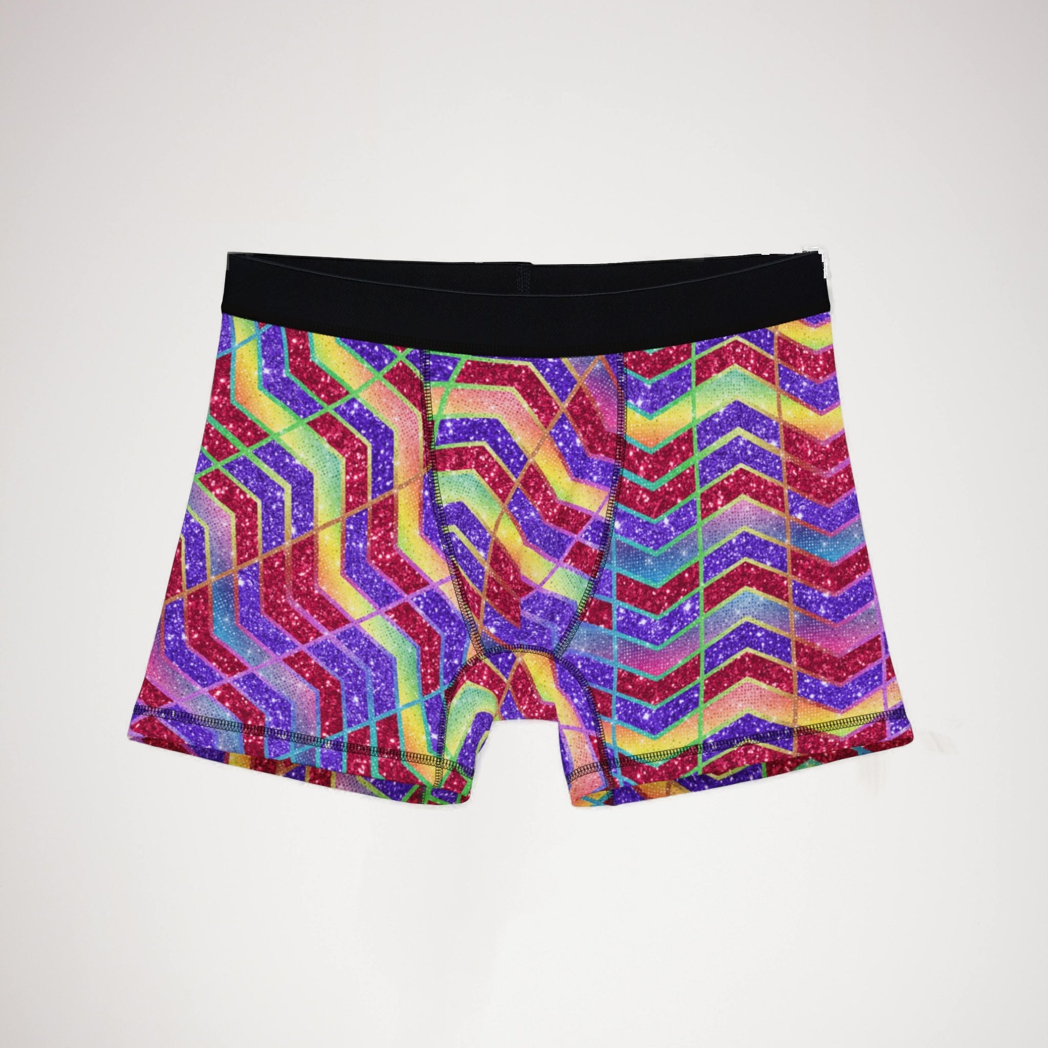 Men's boxers rainbow glitter