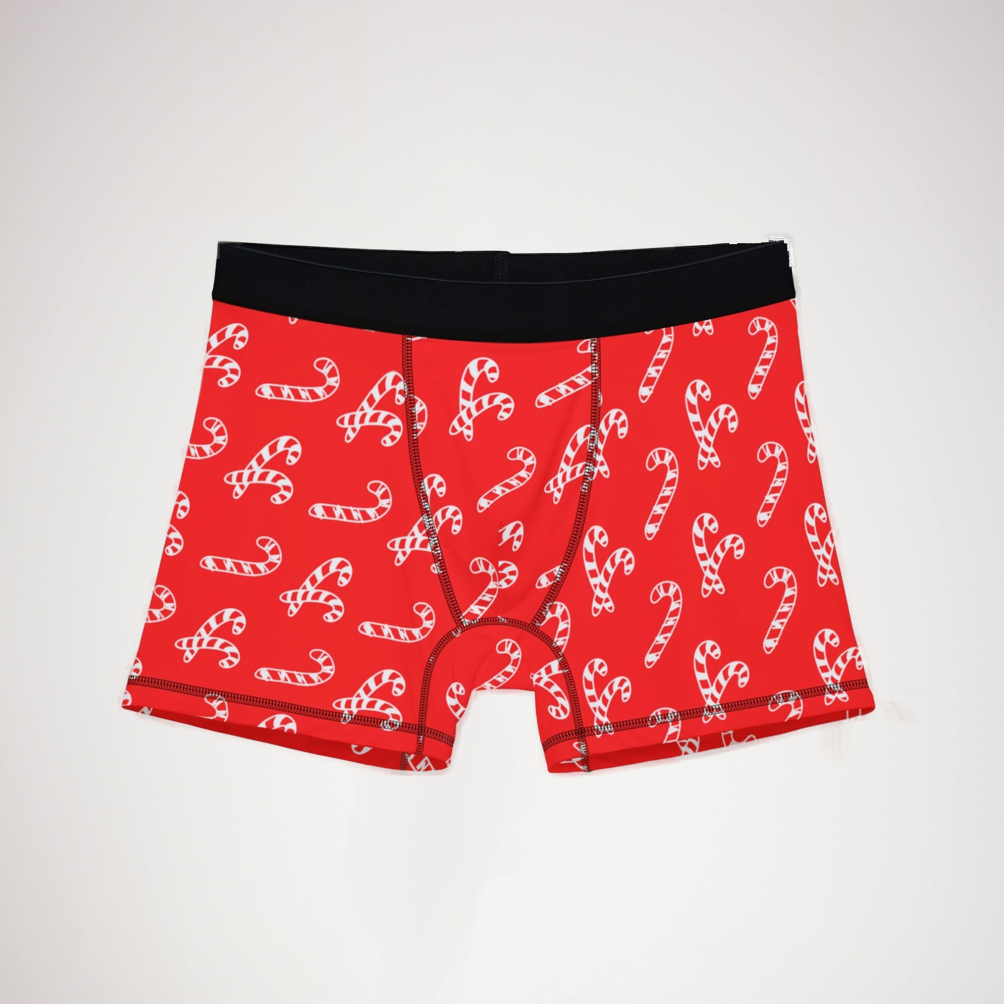 Men's boxers red white christmas