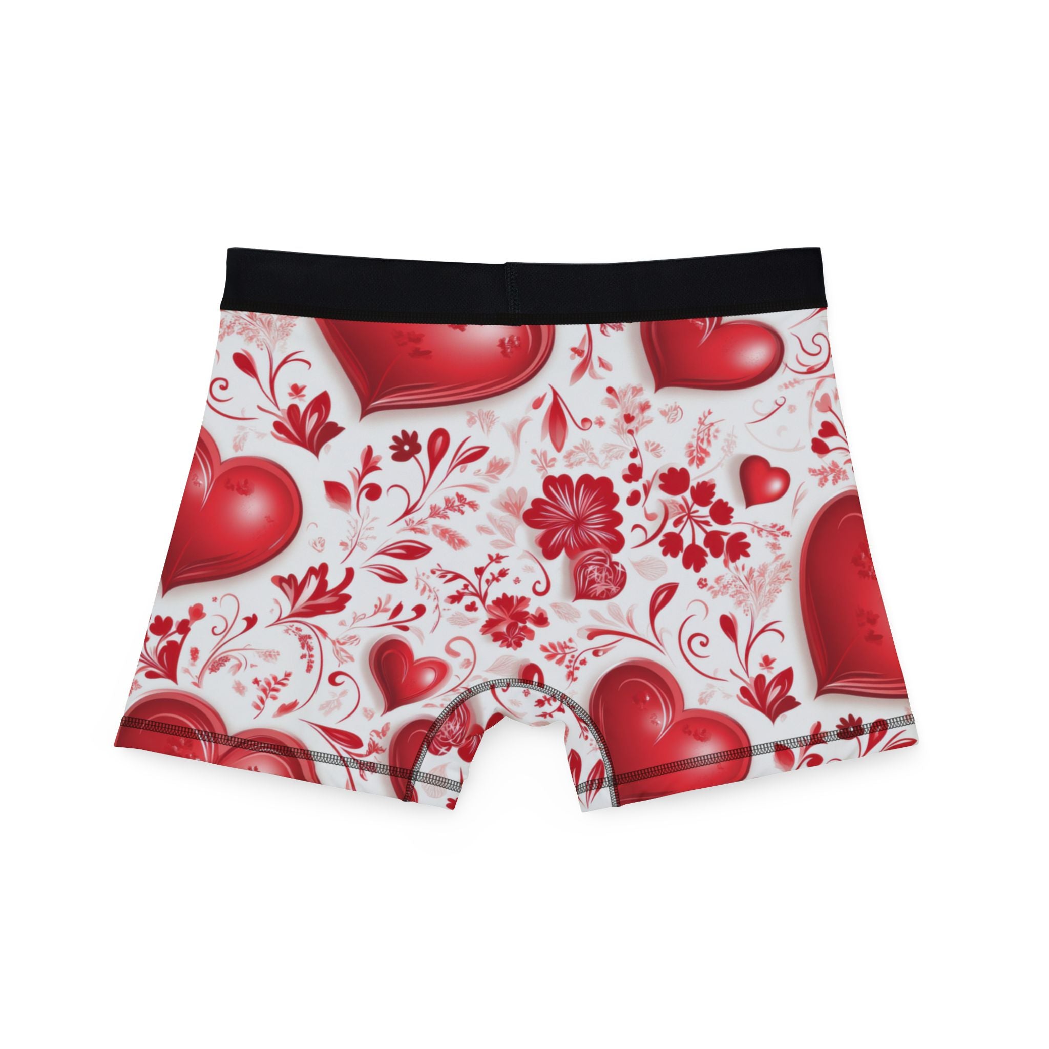Men's boxers valentine red heart